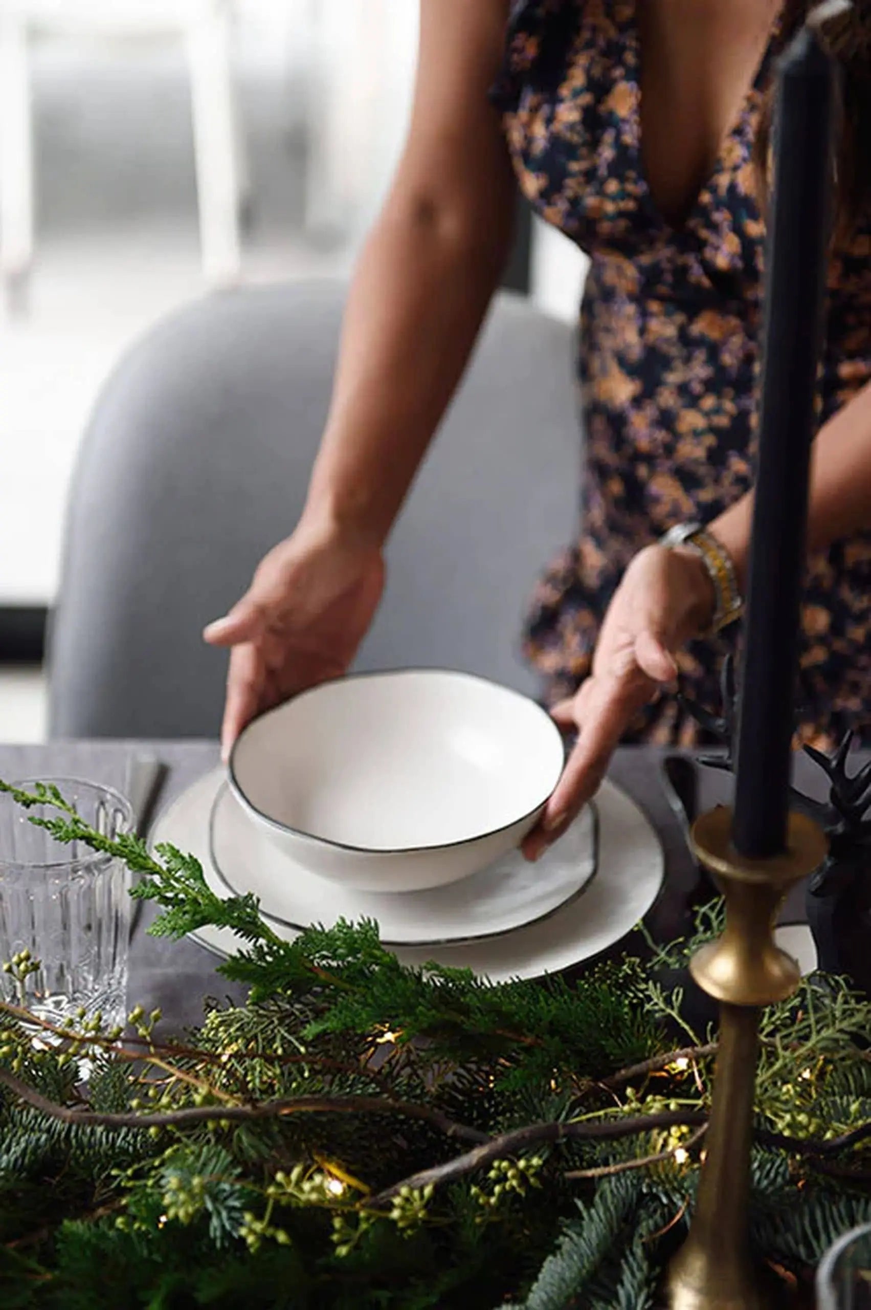 Kra Sanctuary Andaman Free Form Soup Bowl White