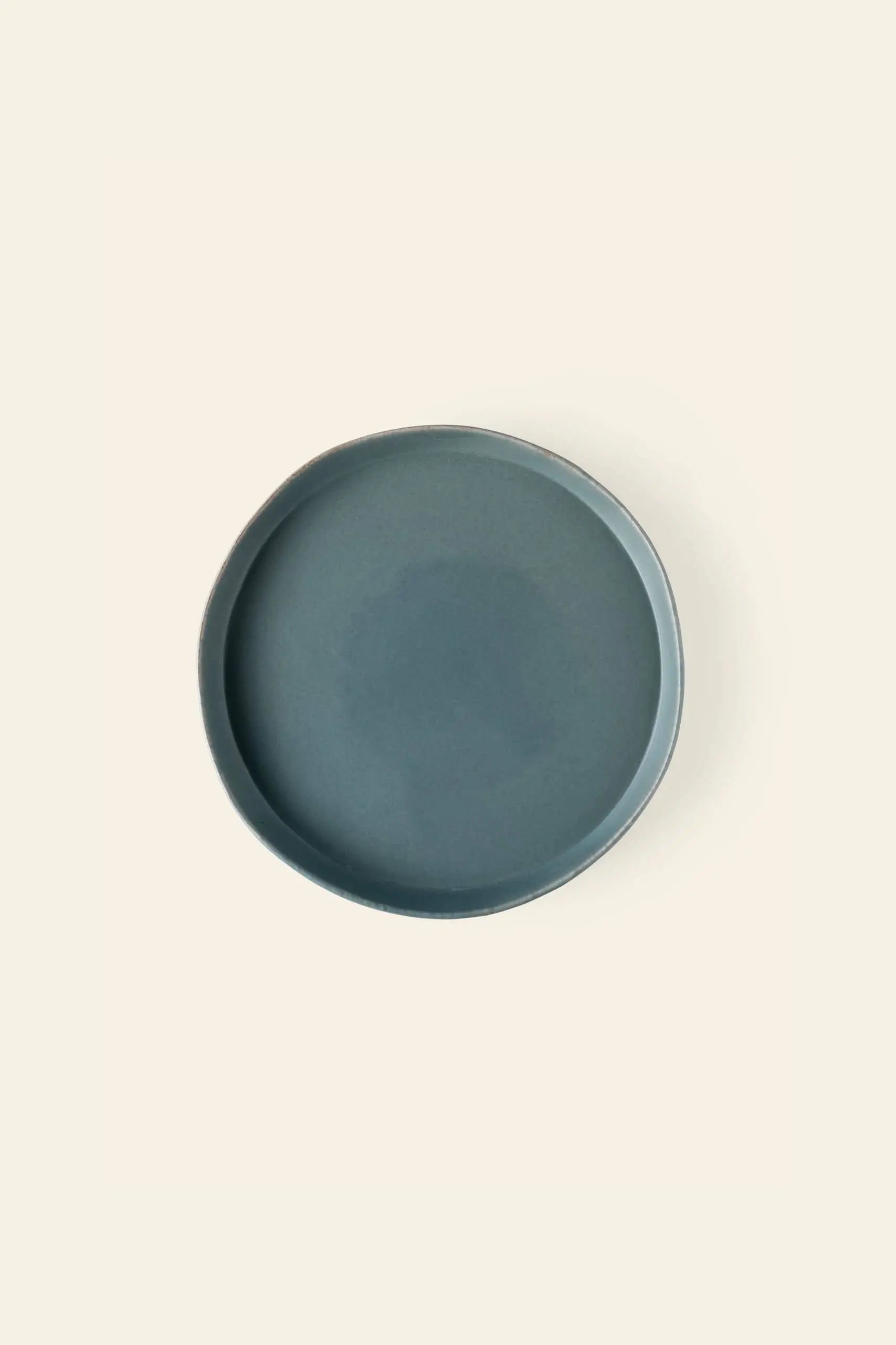 Kra Sanctuary Karst Flat Dinner Plate Green