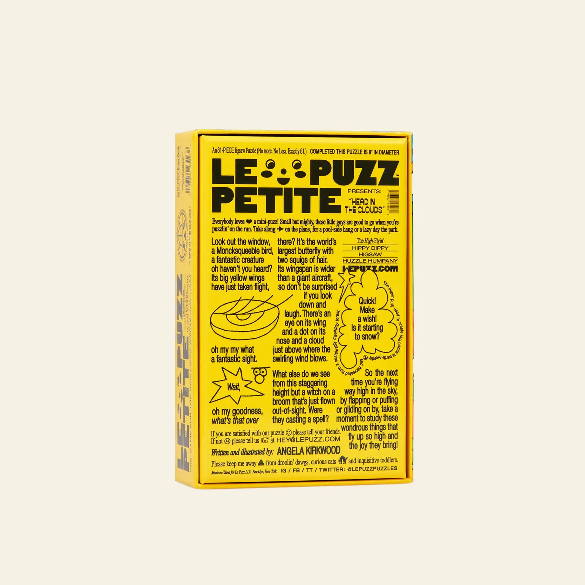 Le Puzz Head in the Clouds, 81 Piece Puzzle