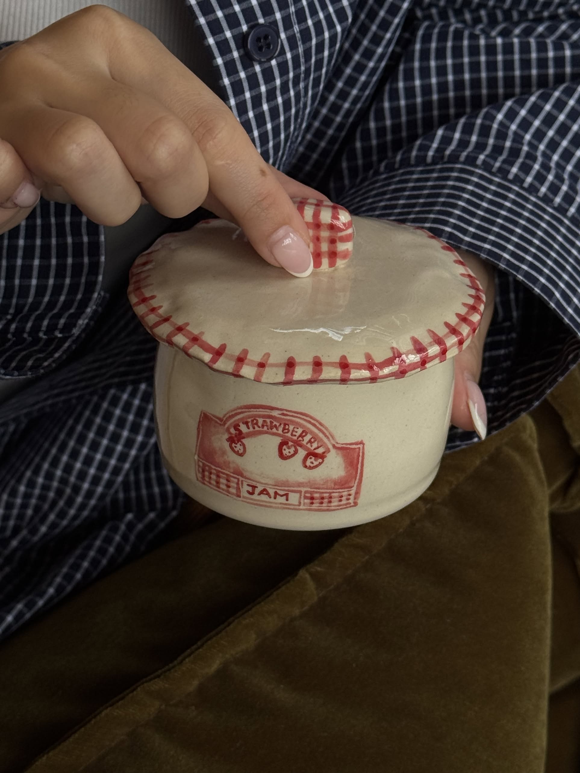 MIRYO Strawberry Jam Jar