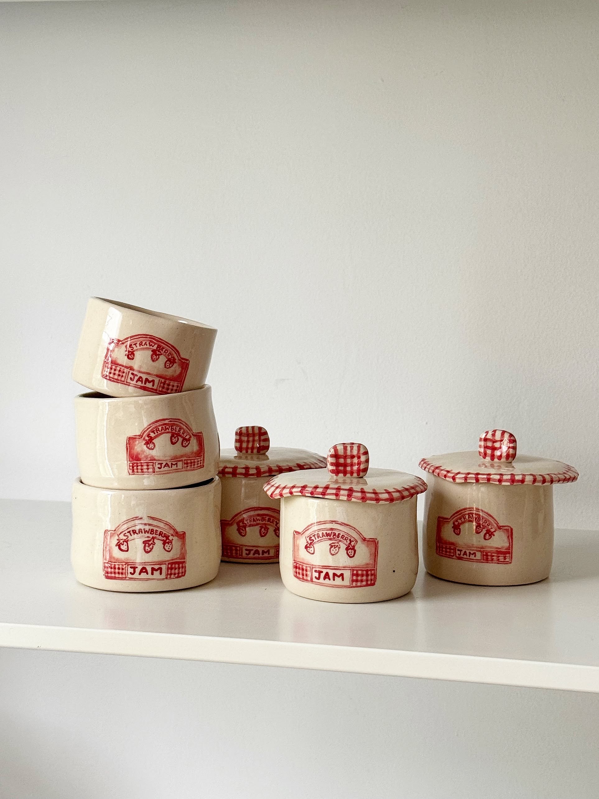 MIRYO Strawberry Jam Jar