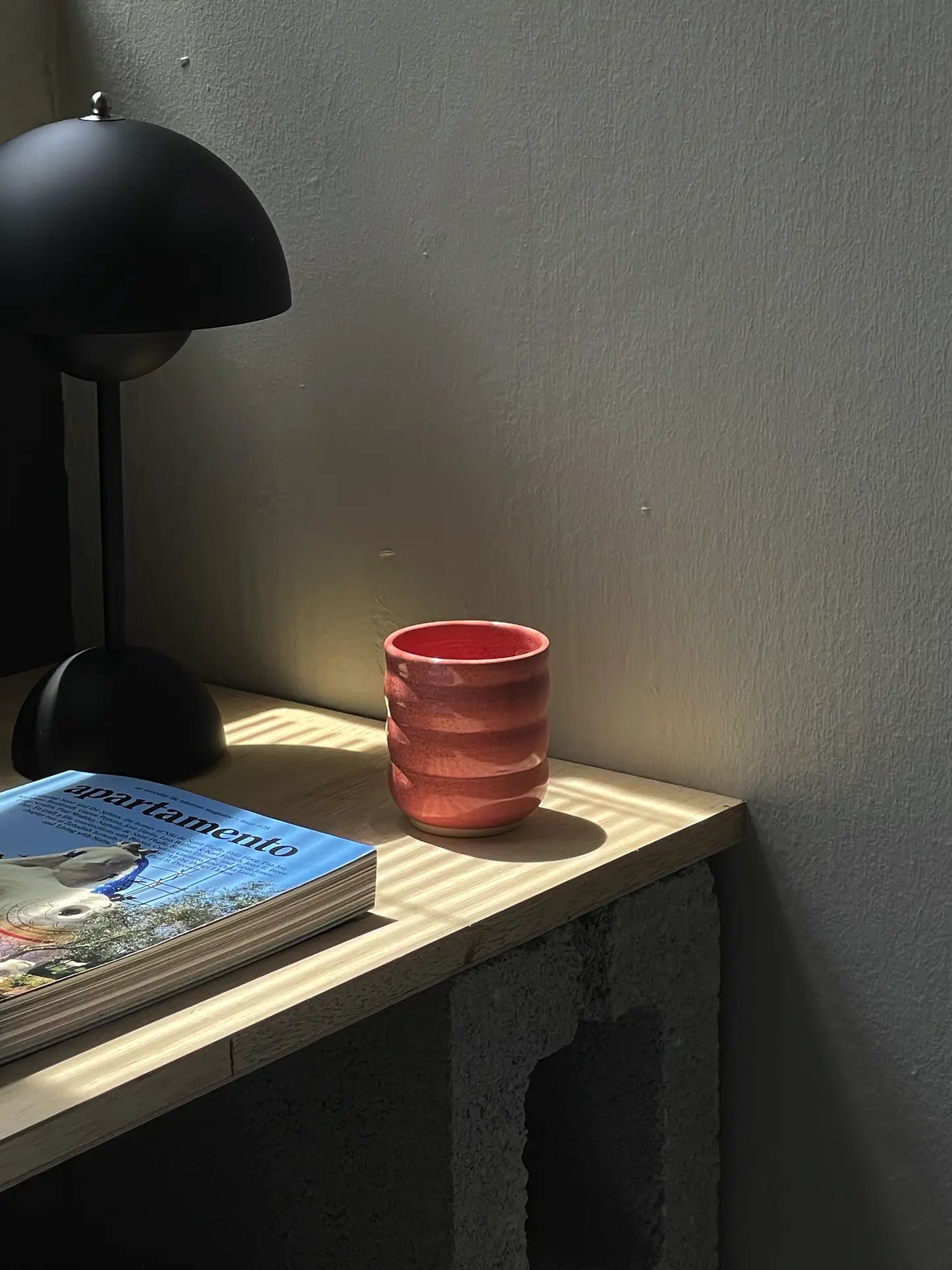 Mirjam Faber Ceramics Cappuccino Cup Bubble Edition Shiny Rose