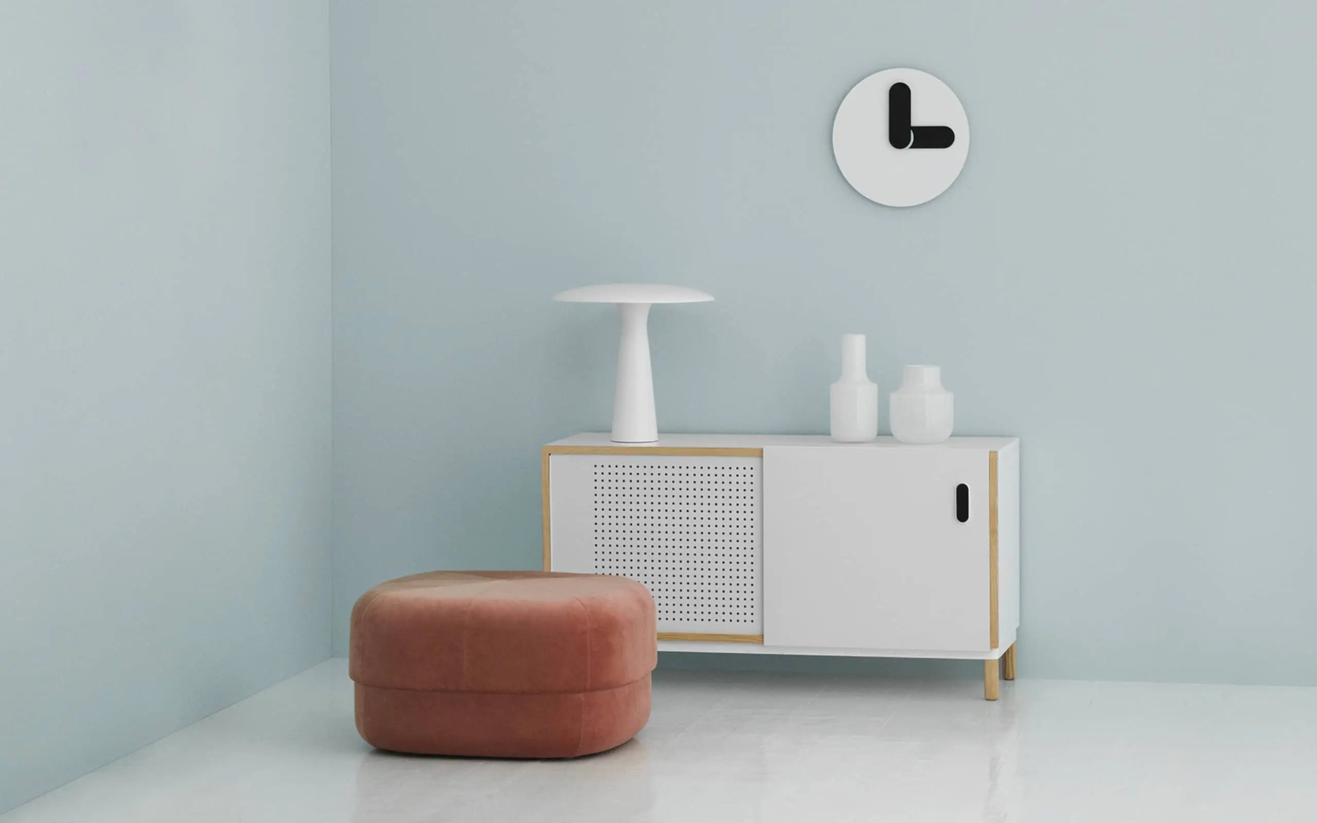 Normann Copenhagen Bold Wall Clock - Stacked Store Normann Copenhagen Bold Wall Clock - Stacked Store