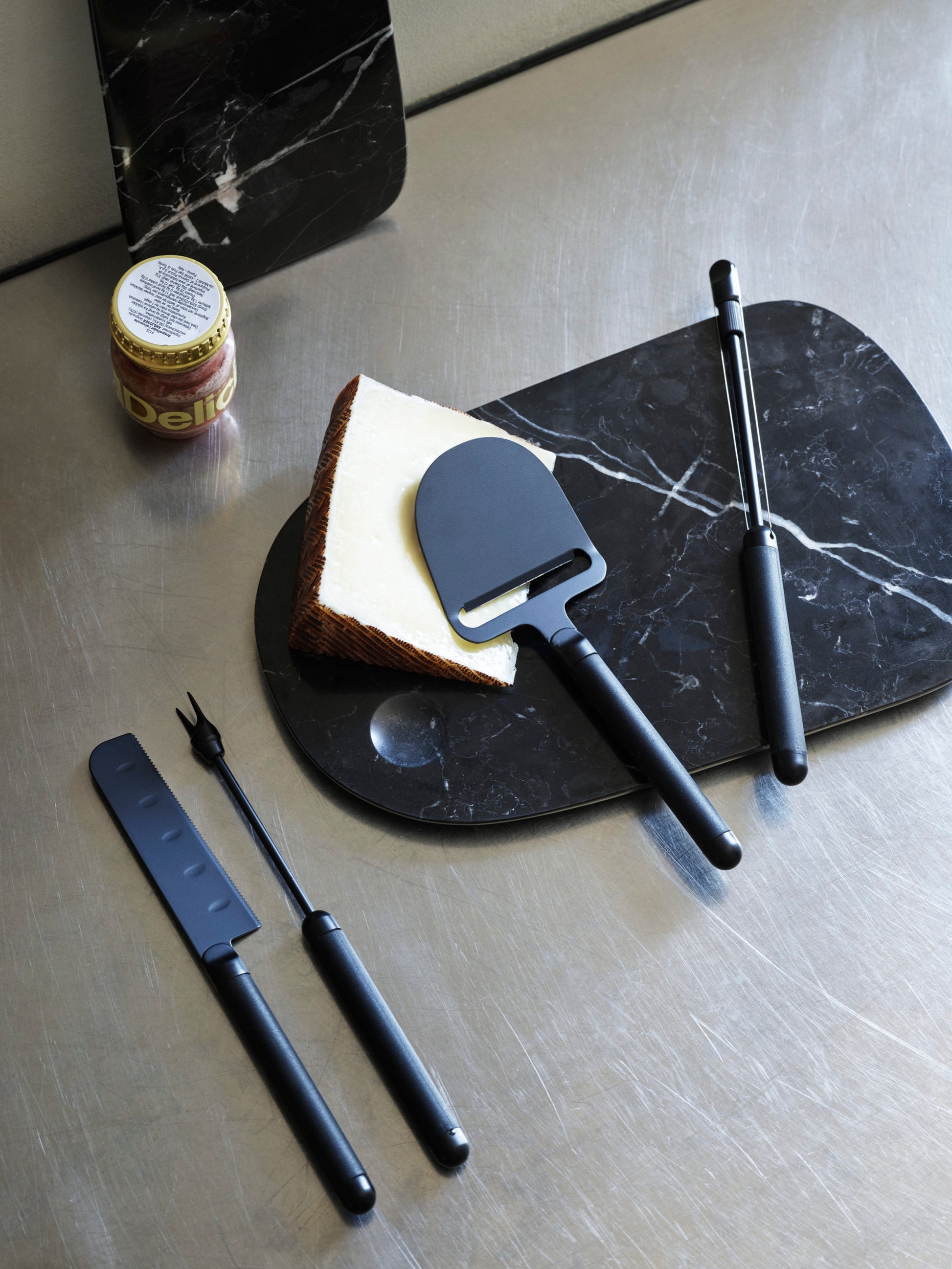 Normann Copenhagen Pebble Cheese Knife Black