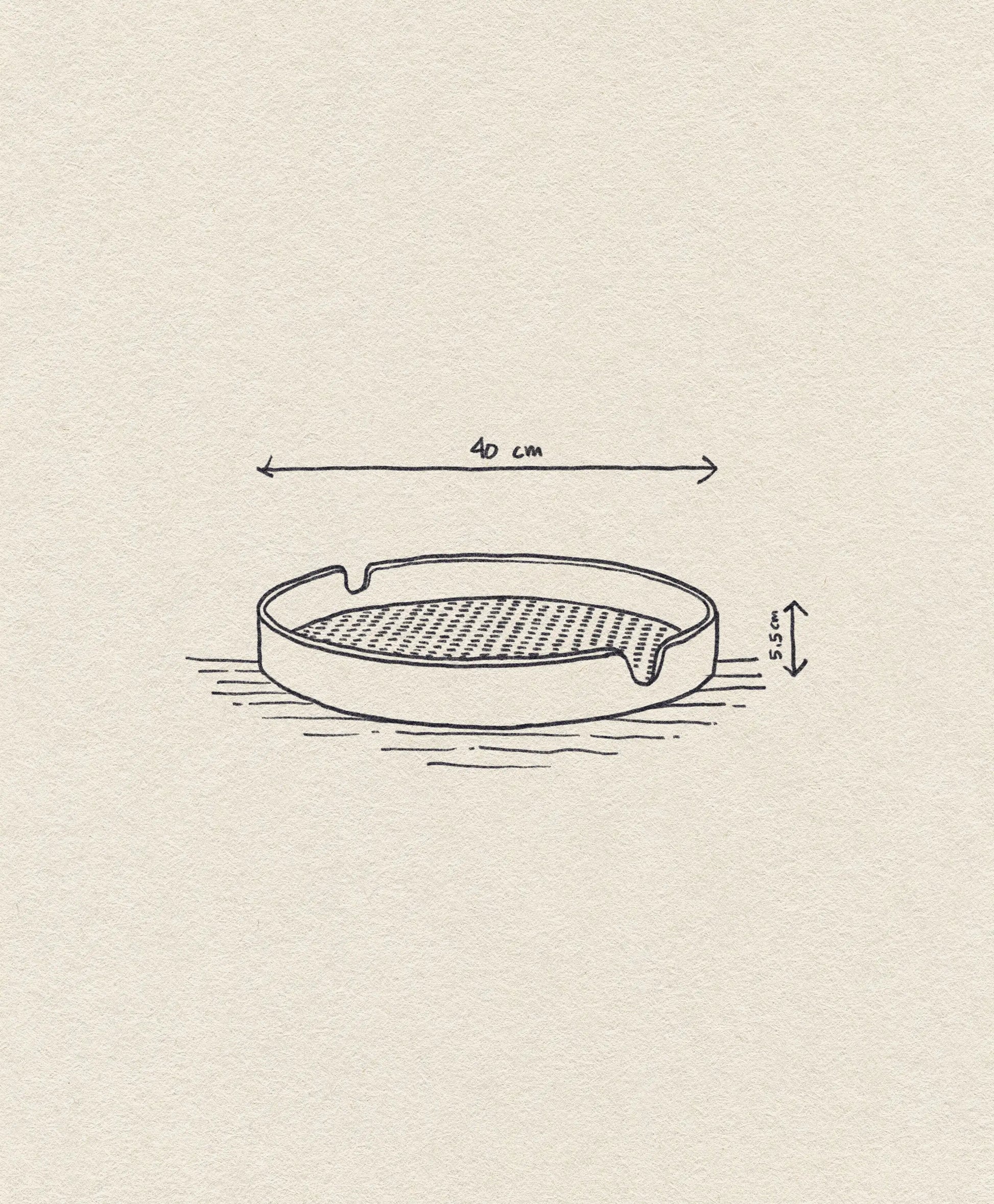 Normann Copenhagen Salon Tray 40Cm Rust
