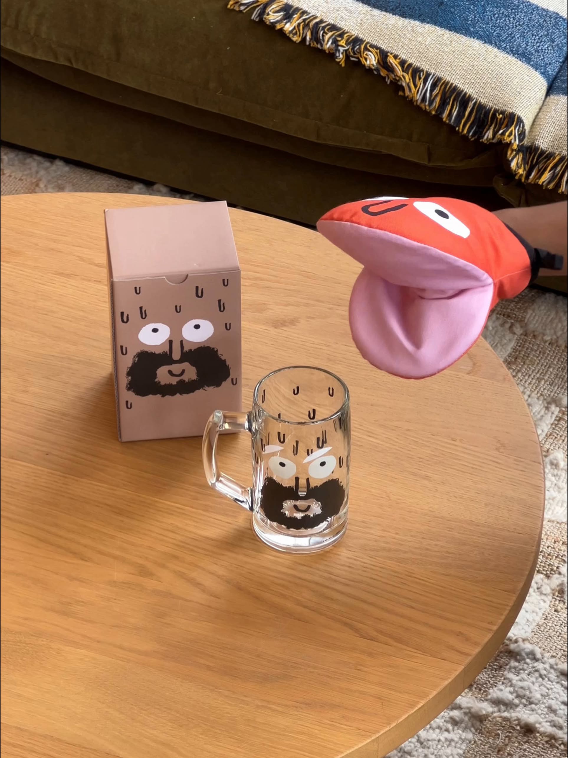 NouNou Beer Glass A Beard