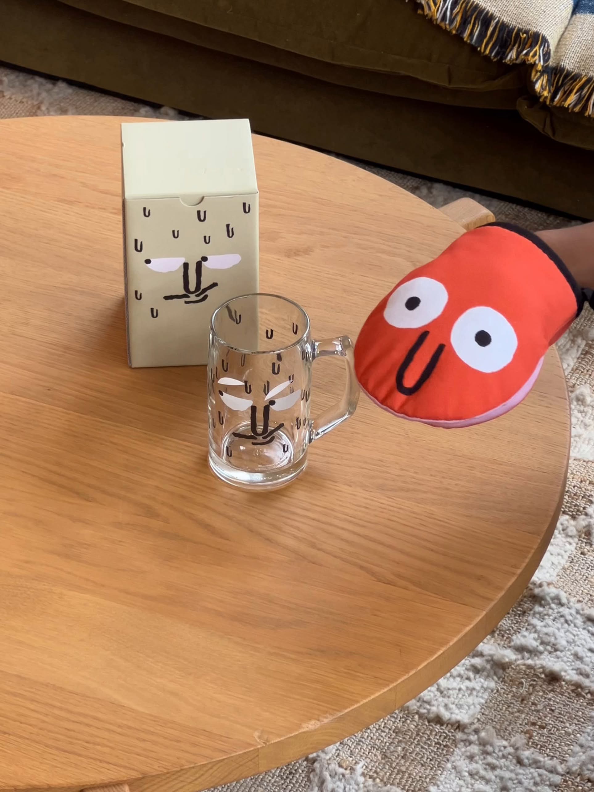 NouNou Beer Glass B Moustache