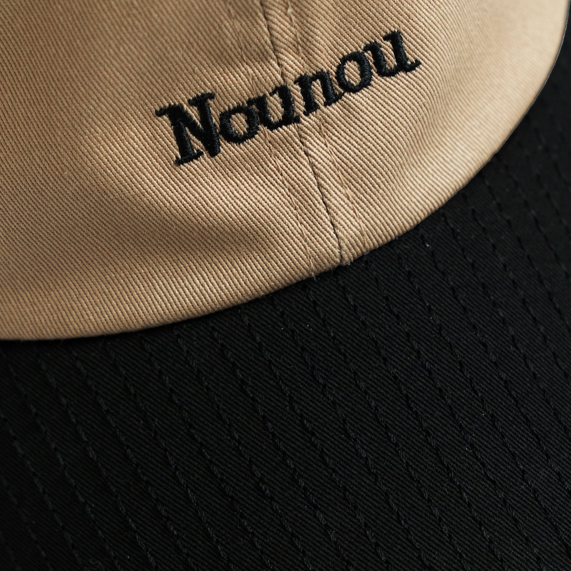 NouNou Colourblock Face Cap Black/Beige