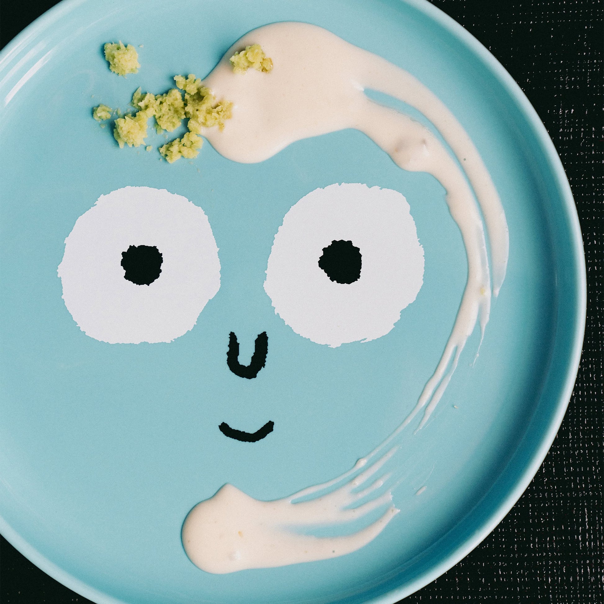 NouNou Family Plate Small Mint Blue
