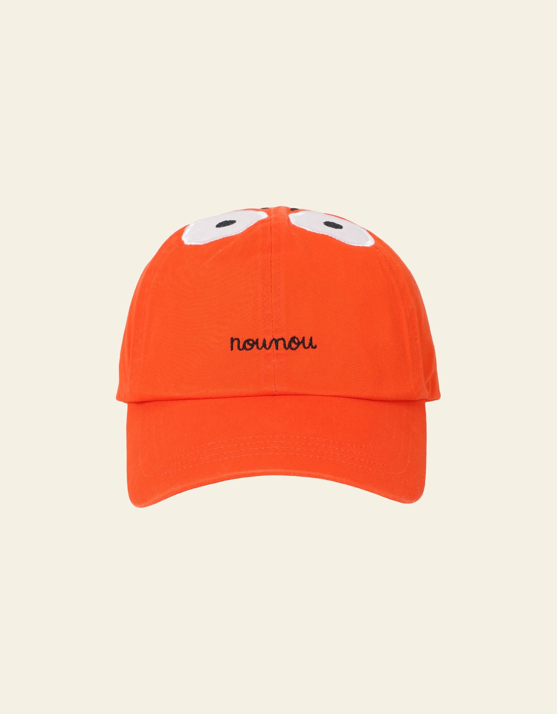 NouNou Jean Signature Face Cap Orange