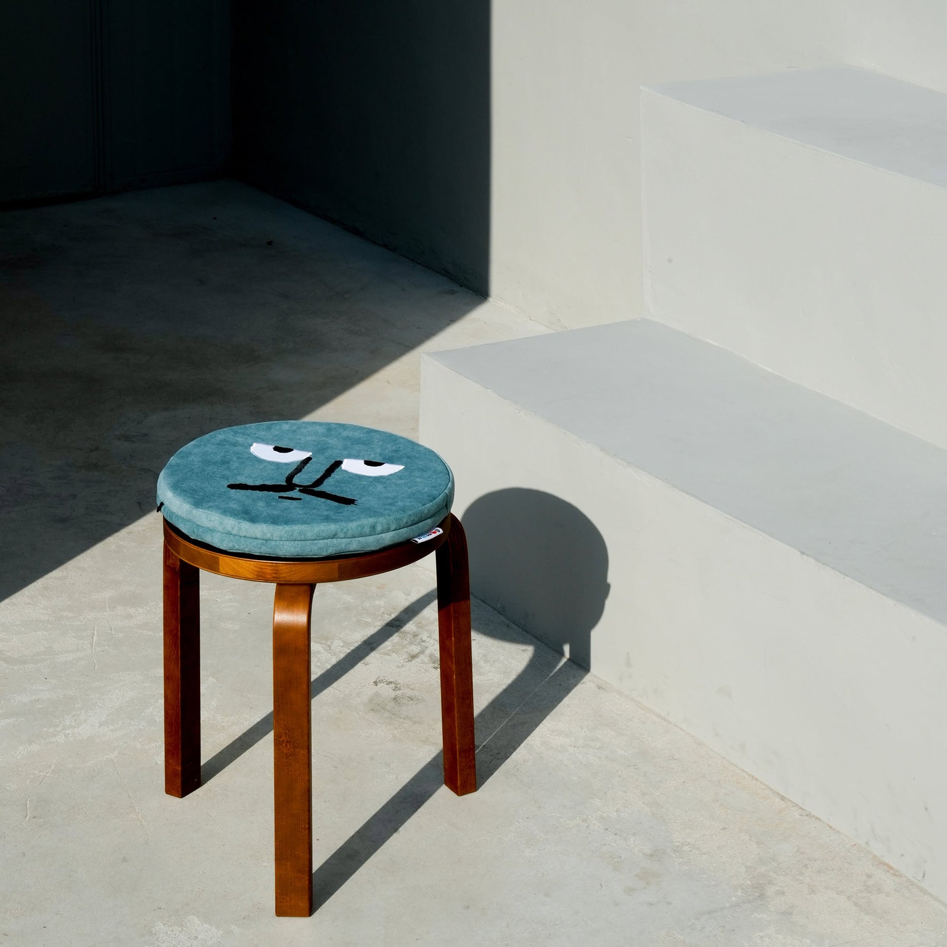 NouNou Stool Cushion Green