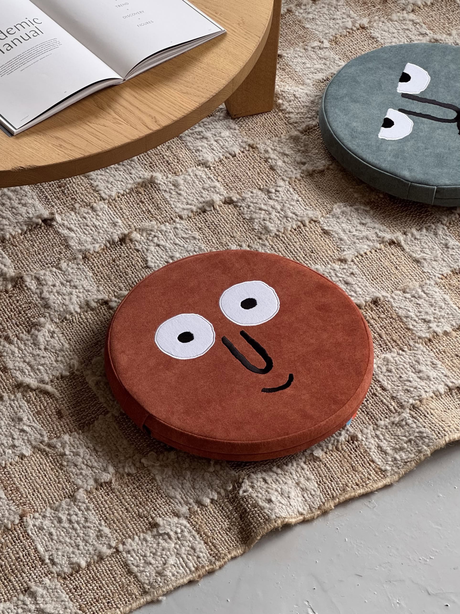 NouNou Stool Cushion Orange