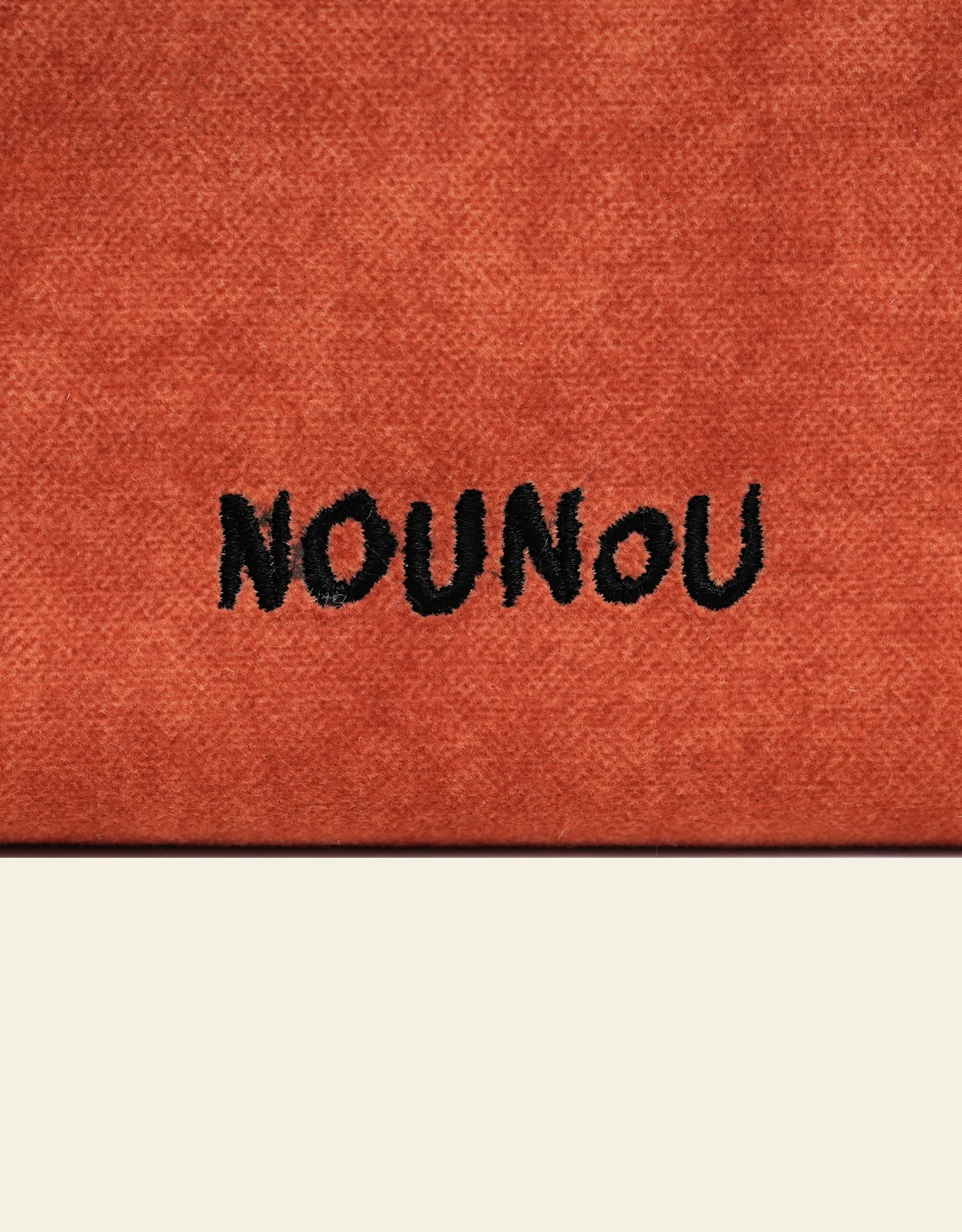 NouNou Velvet Tissue Case Orange