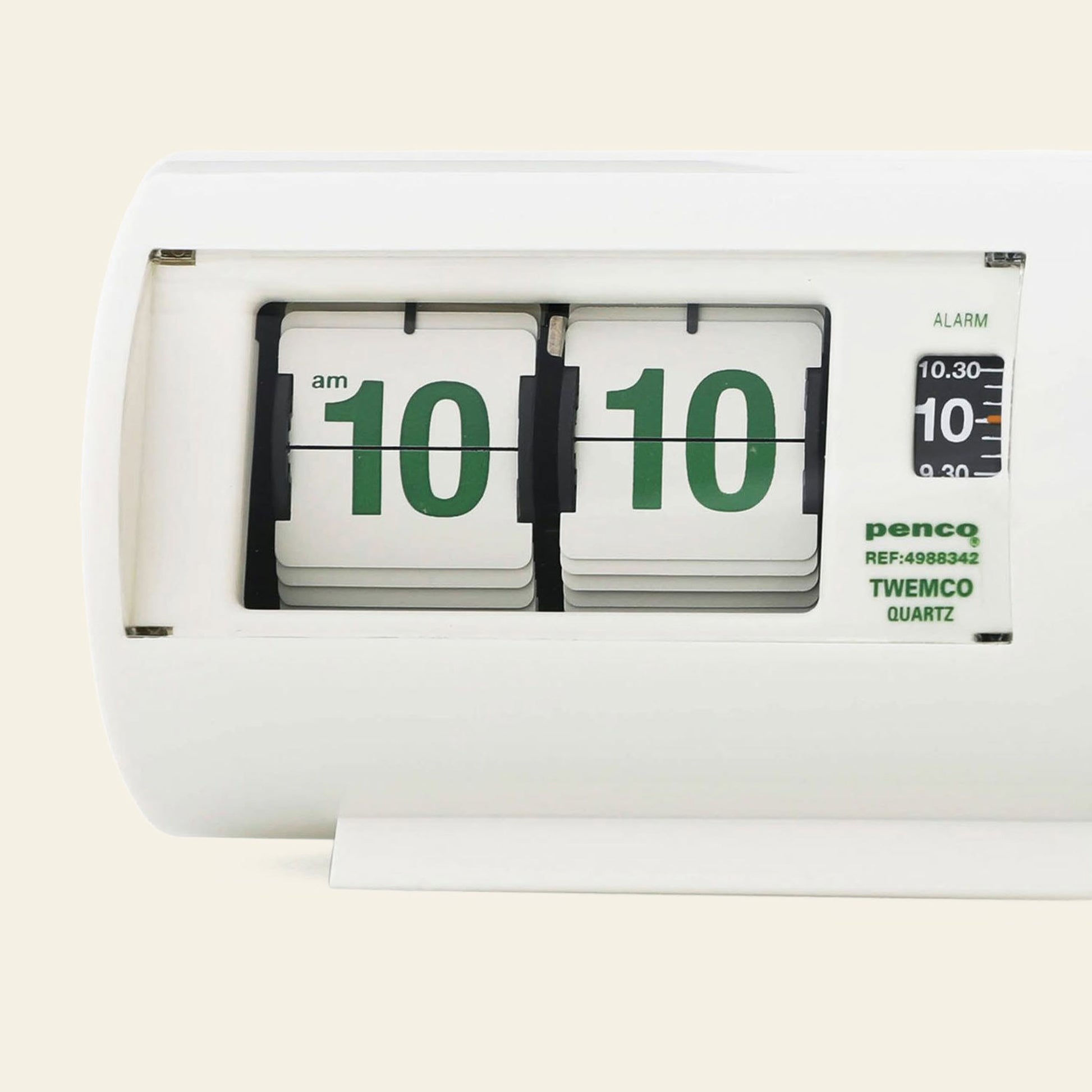 Penco Penco x TWEMCO Desk Clock White