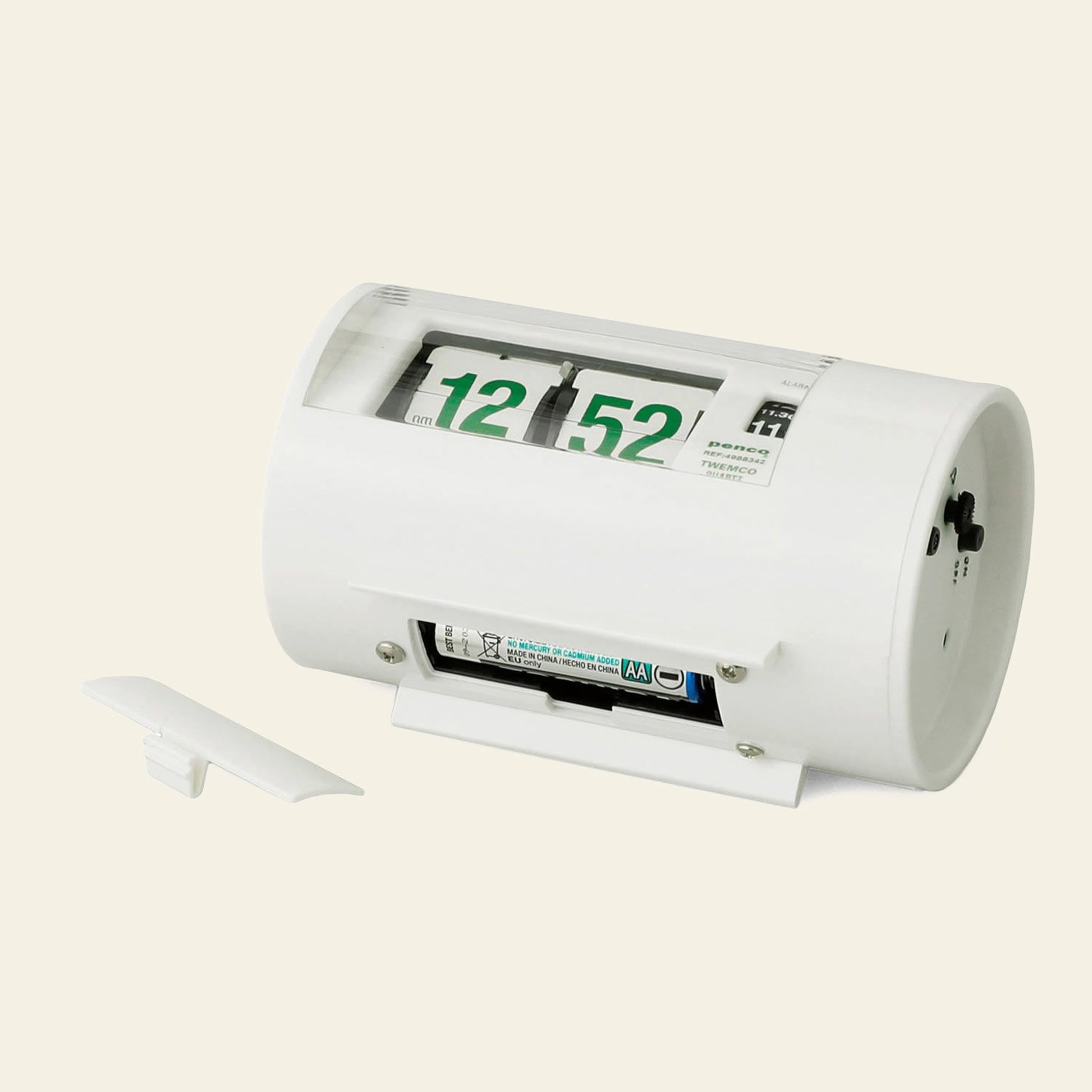 Penco Penco x TWEMCO Desk Clock White