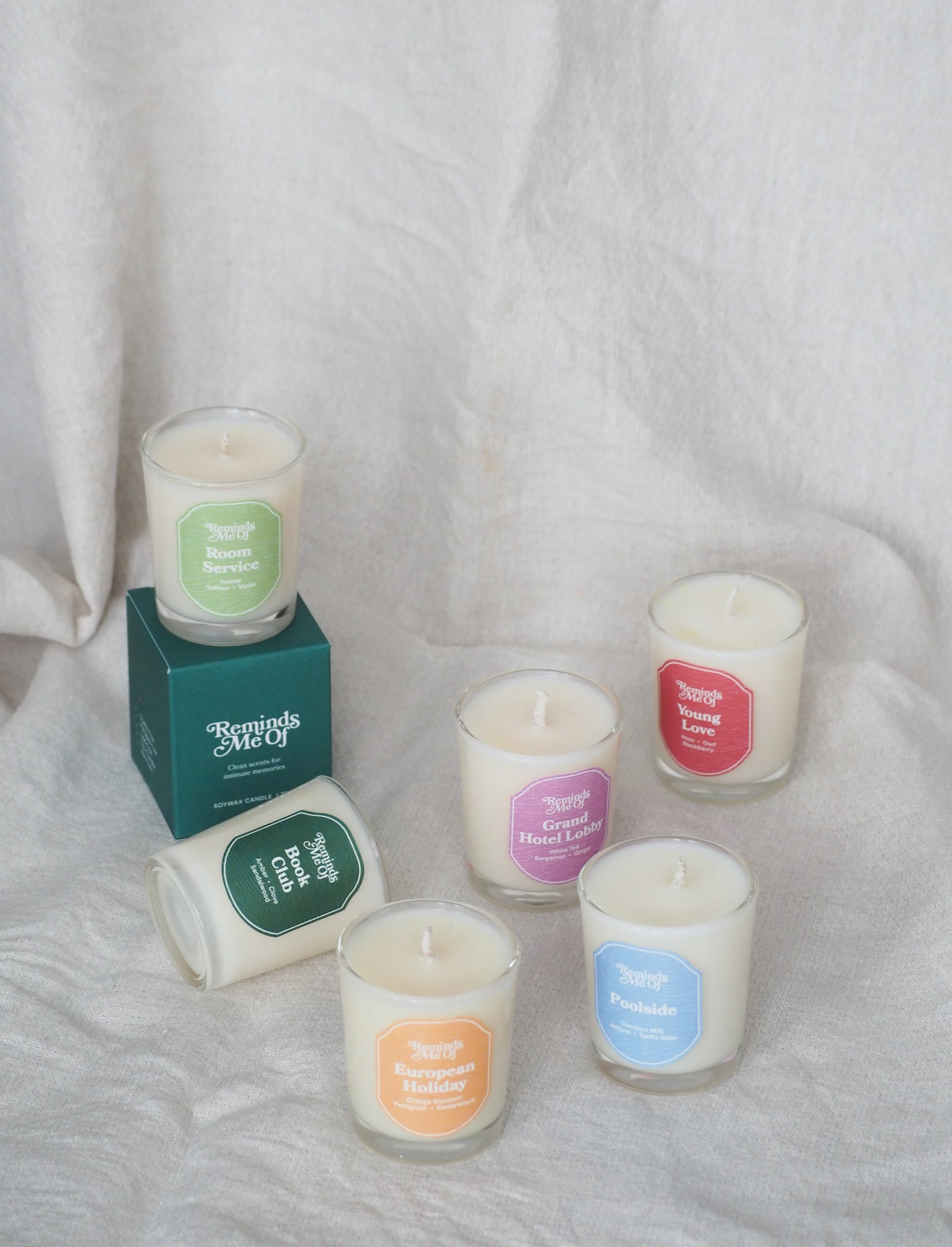 Reminds Me Of European Holiday - Mini Votive Candle