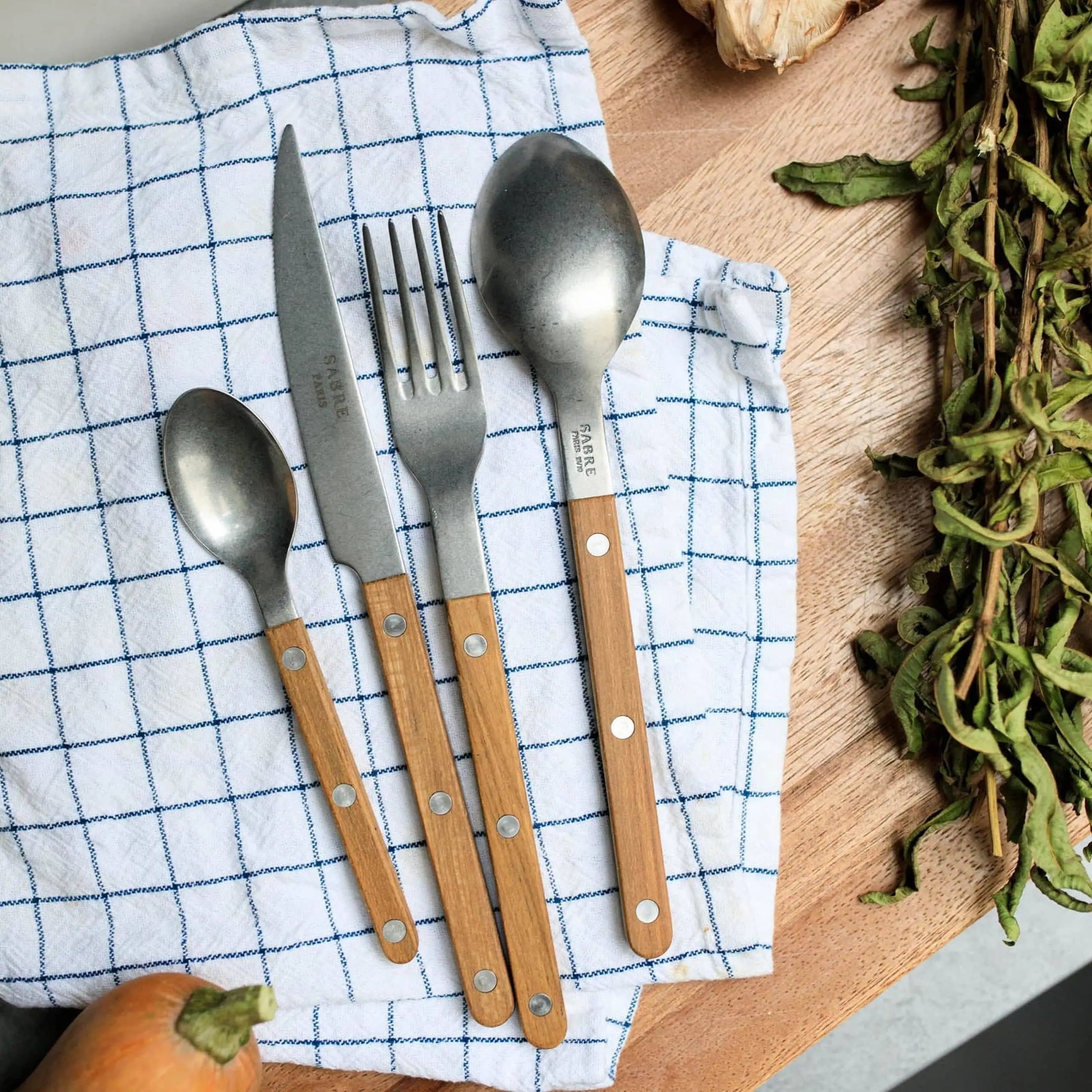 Sabre Bistrot Vintage Dinner Fork Teak