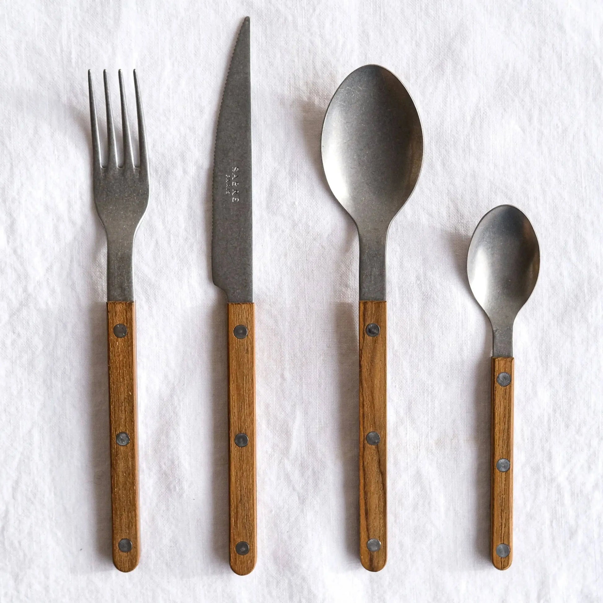 Sabre Bistrot Vintage Dinner Fork Teak