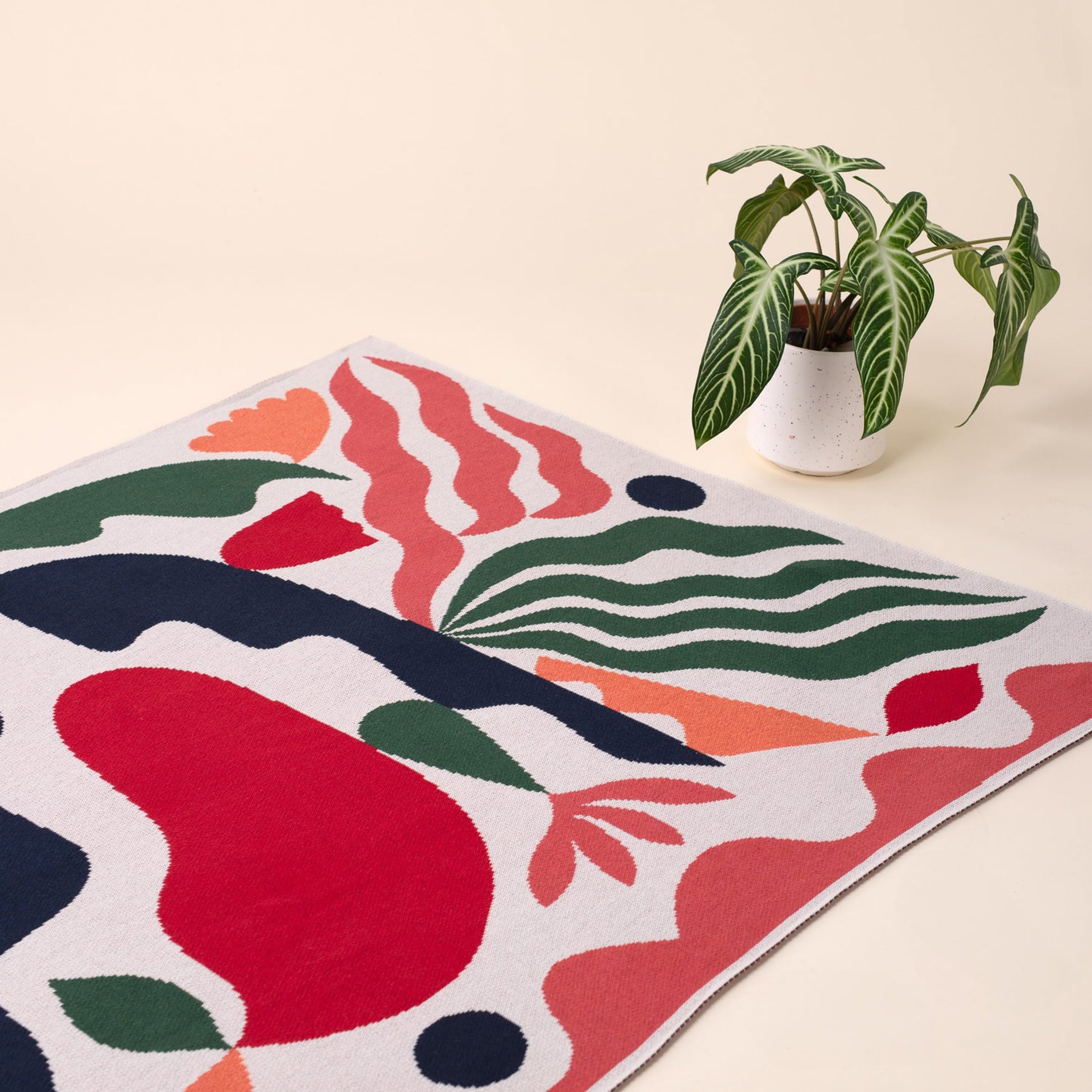 Slowdown Studio Thurston Knit Blanket Multicolour