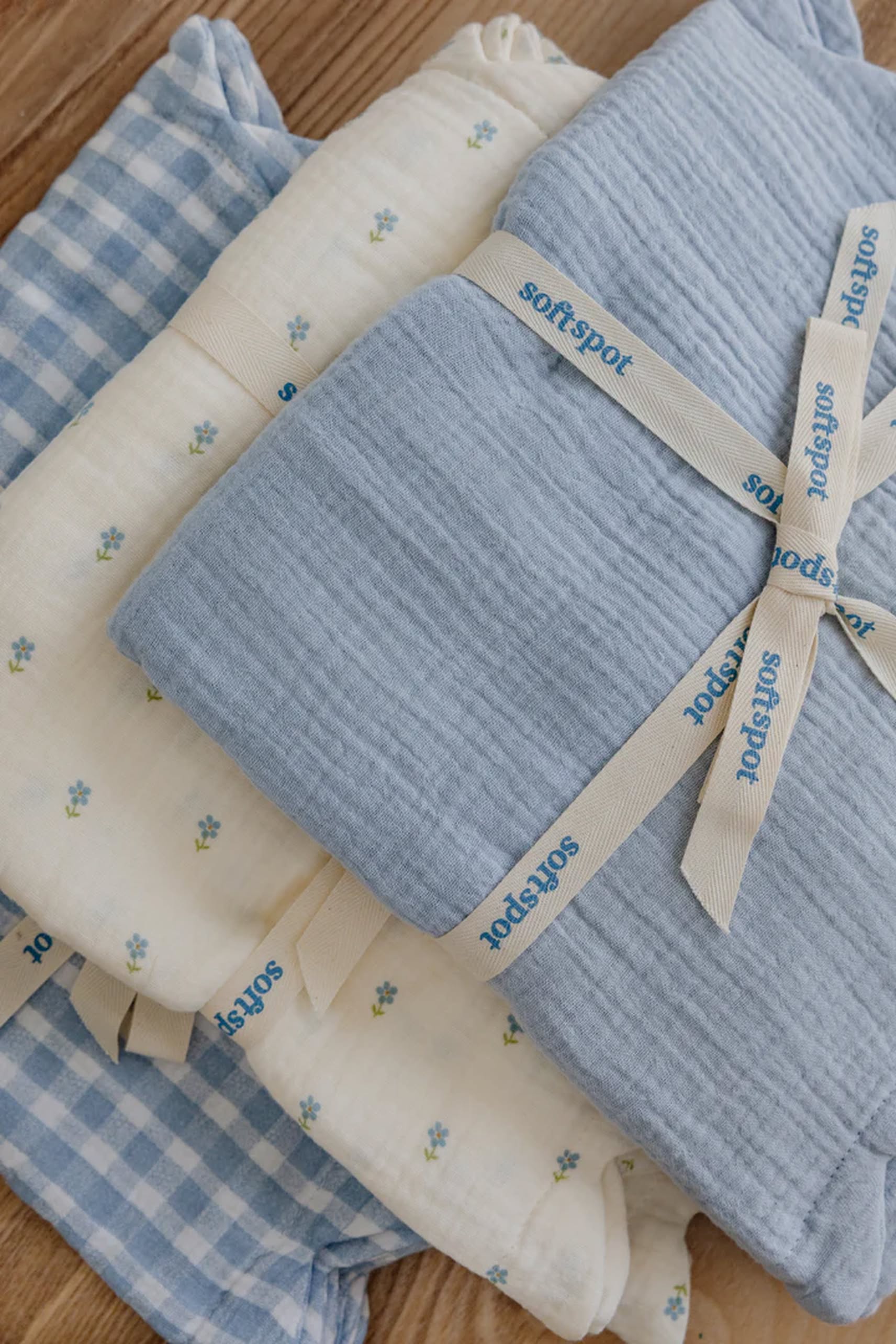 Soft Spot Soft Petal Cushion Covers Set of 2 Cloud