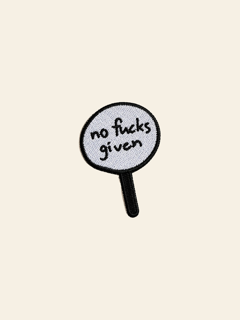 Stacked Store "No F's Given" 刺绣贴章