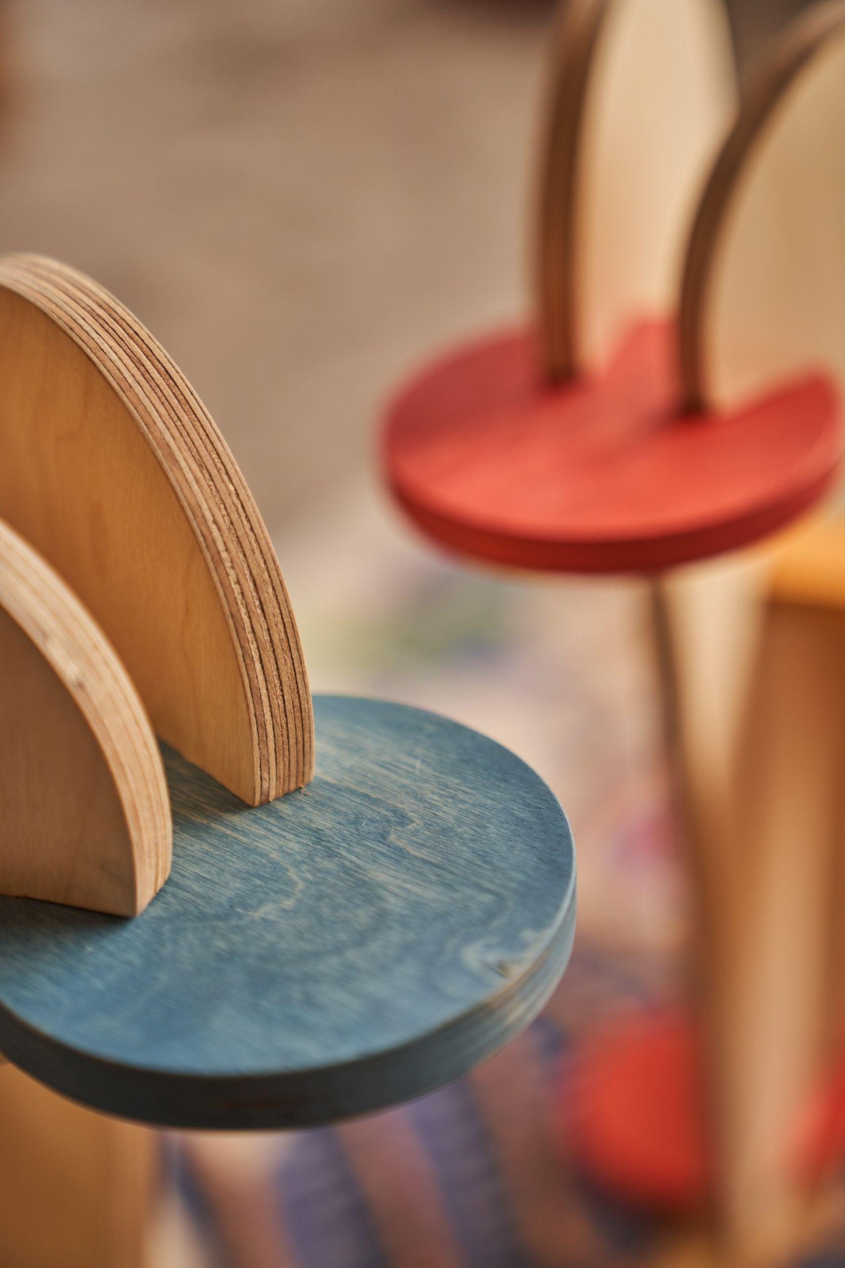Tell Your Children x Snug Woodwork The Seating Duck Red and Ochre