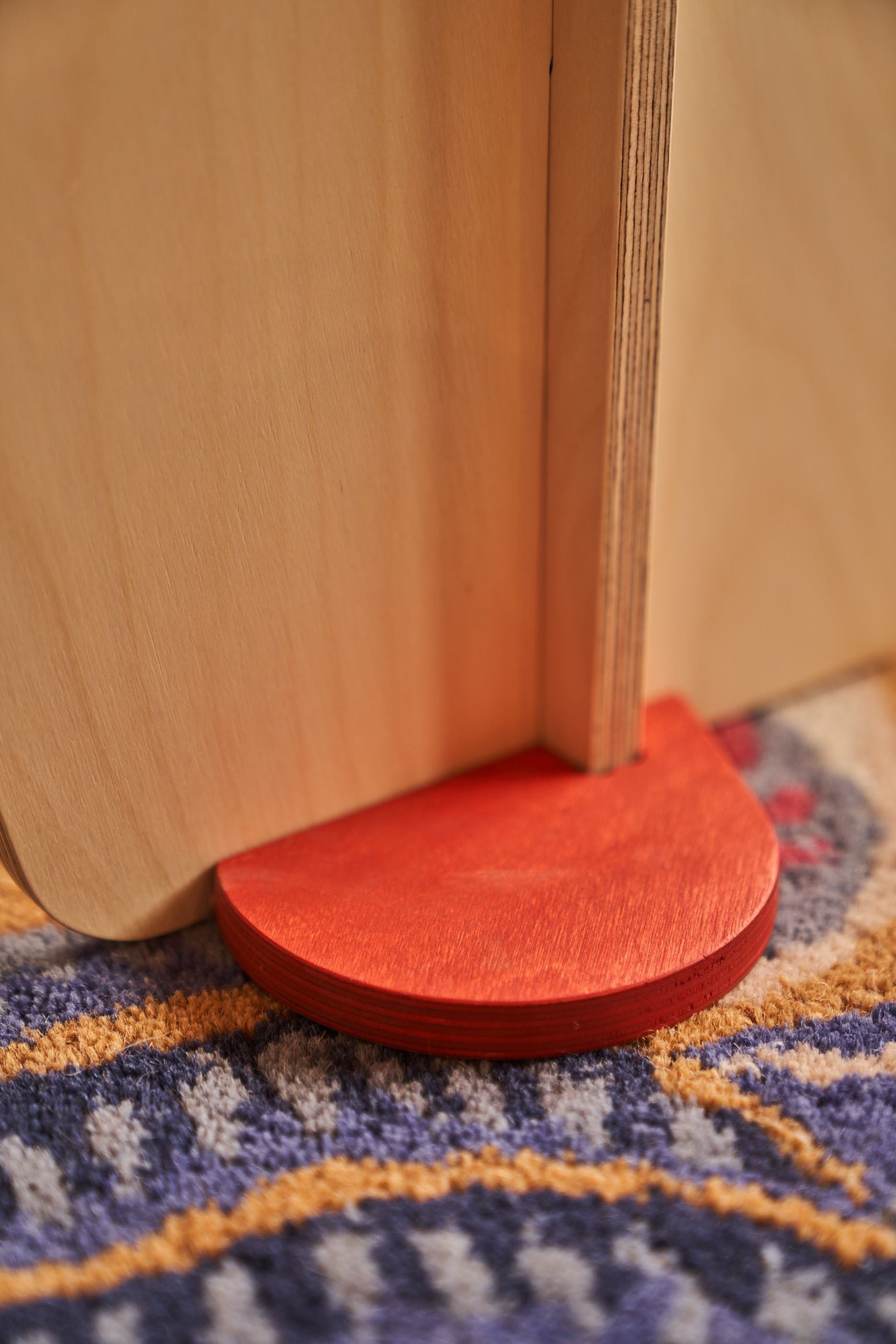 Tell Your Children x Snug Woodwork The Seating Duck Red and Ochre
