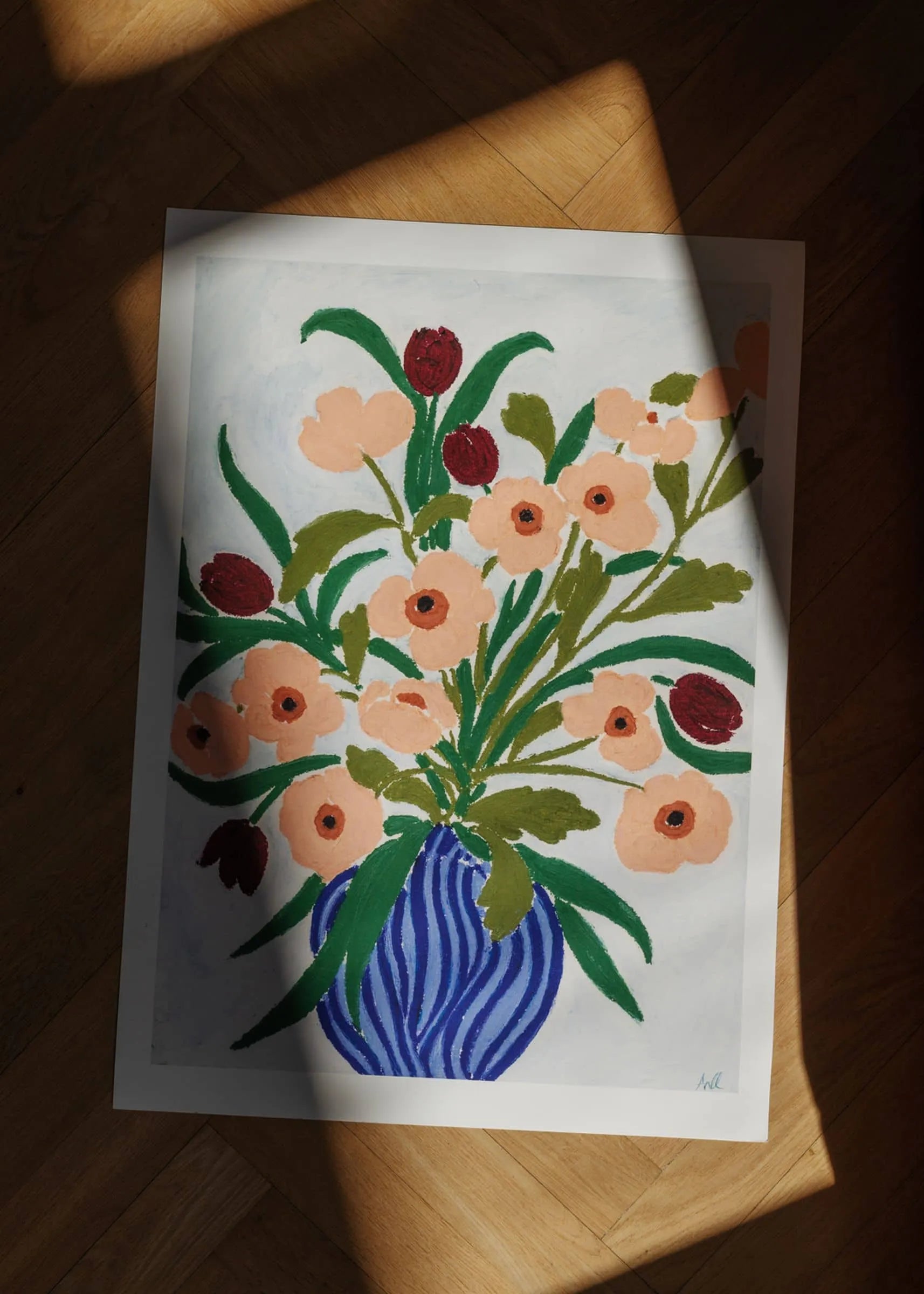 The Poster Club Anine Cecilie Iversen Cerulean Still Life 30x40 Poster 3