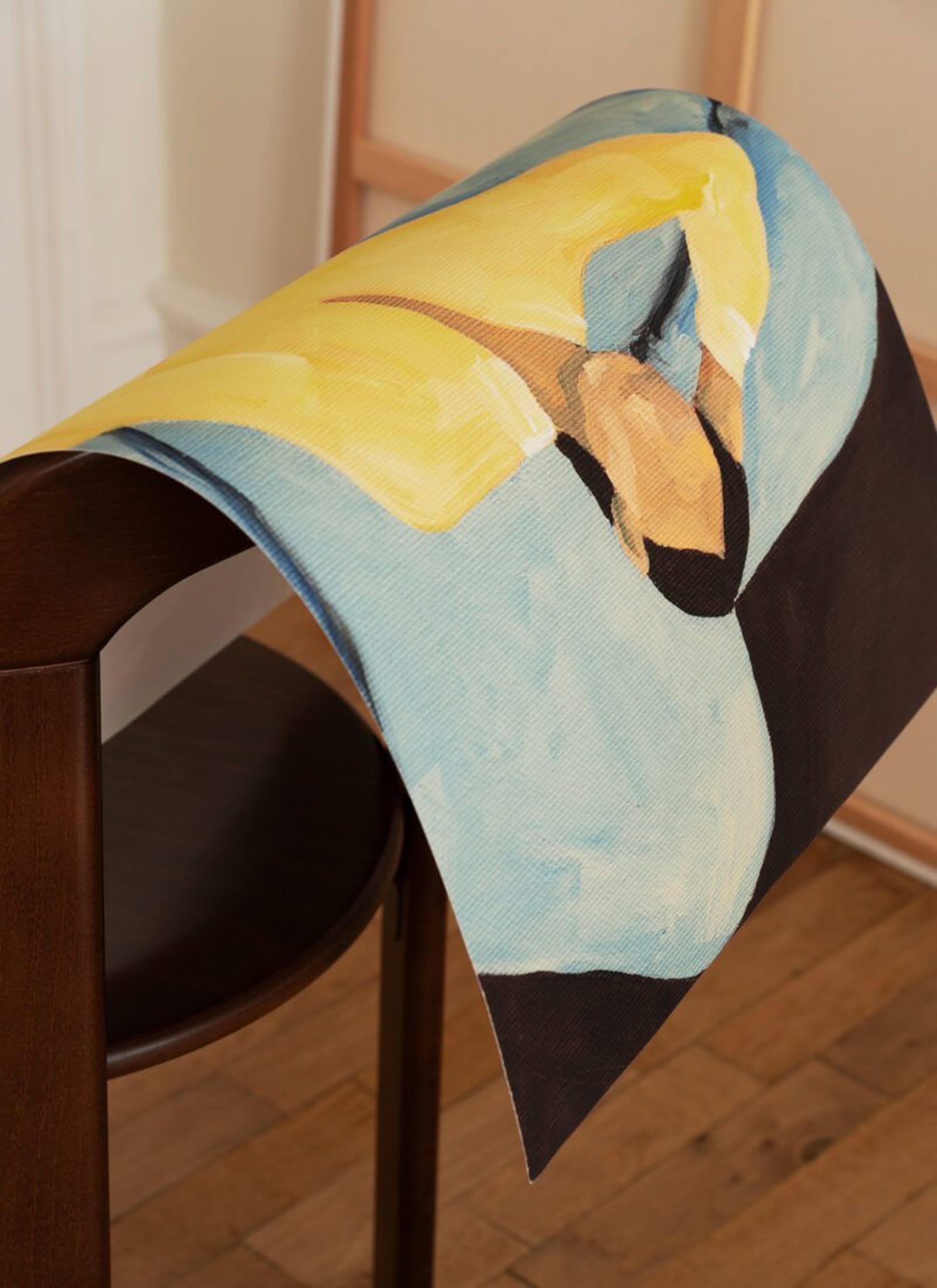The Poster Club Hanna Peterson Blue Sofa (30x40) Poster