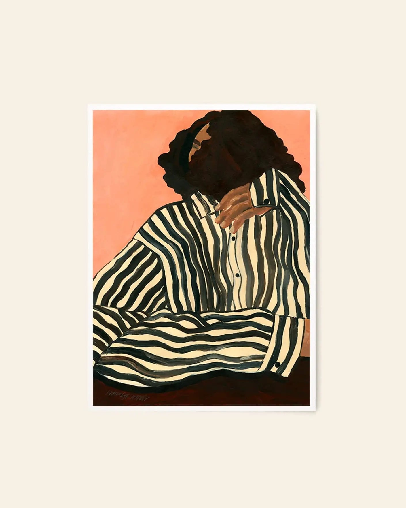 北欧The Poster Club 50×70cm Serene Stripes The Poster Club Hanna Peterson - Serene Stripes (50x70