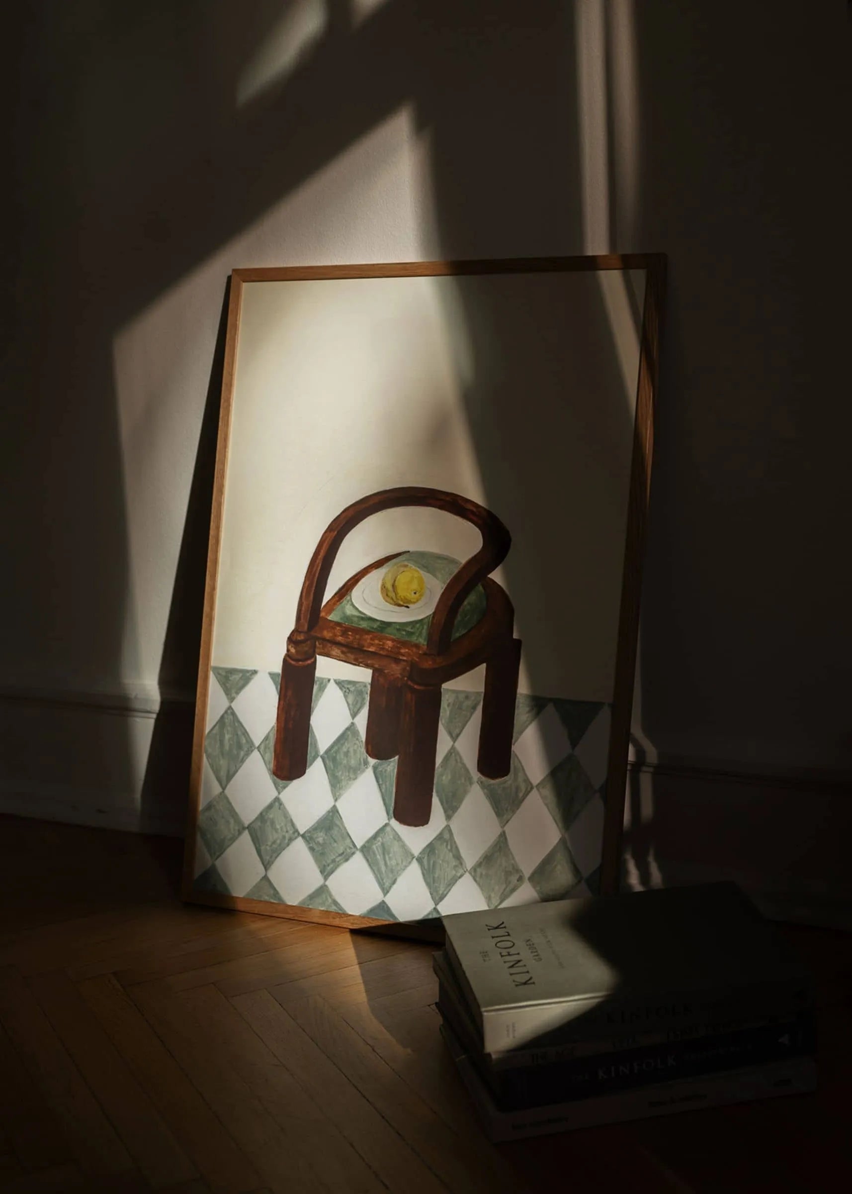 The Poster Club Isabelle Vandeplassche Chair With Fruit 30X40 Poster