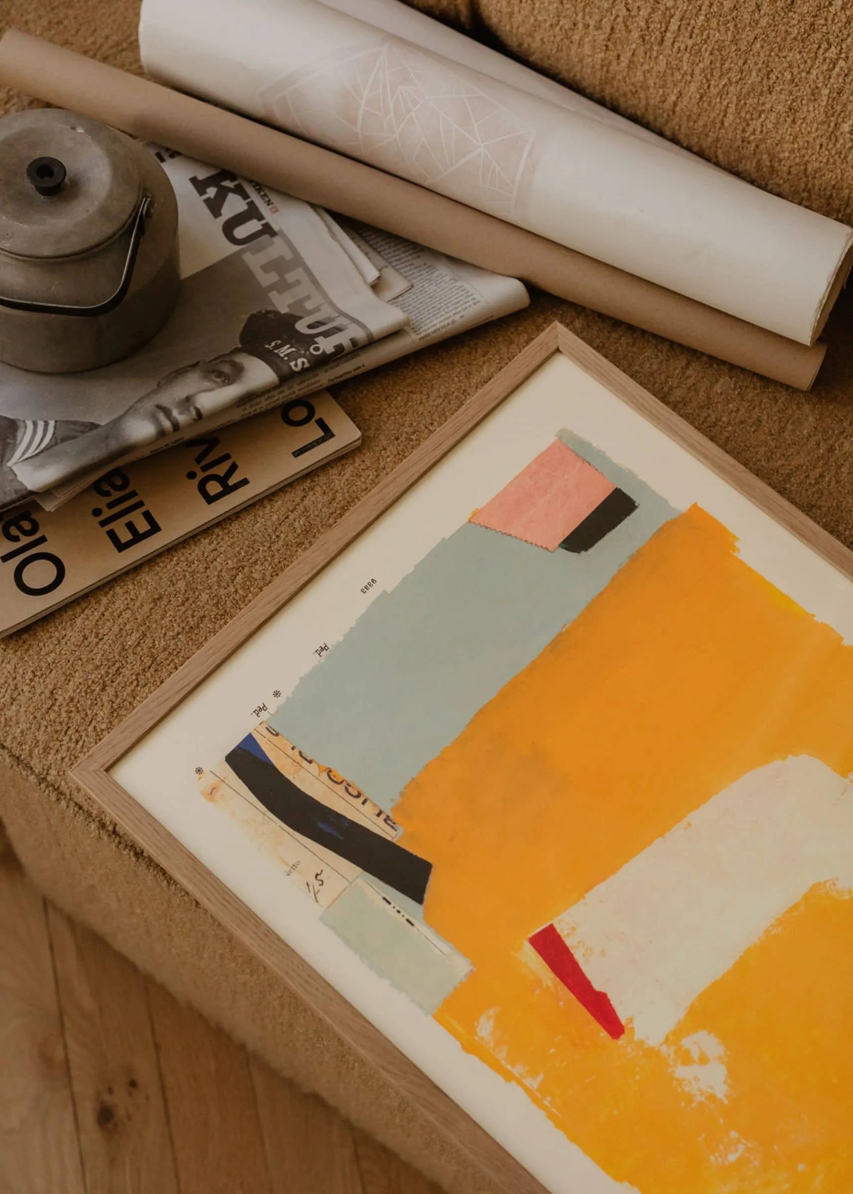 The Poster Club Max Ososki Jaune 30X40 Poster