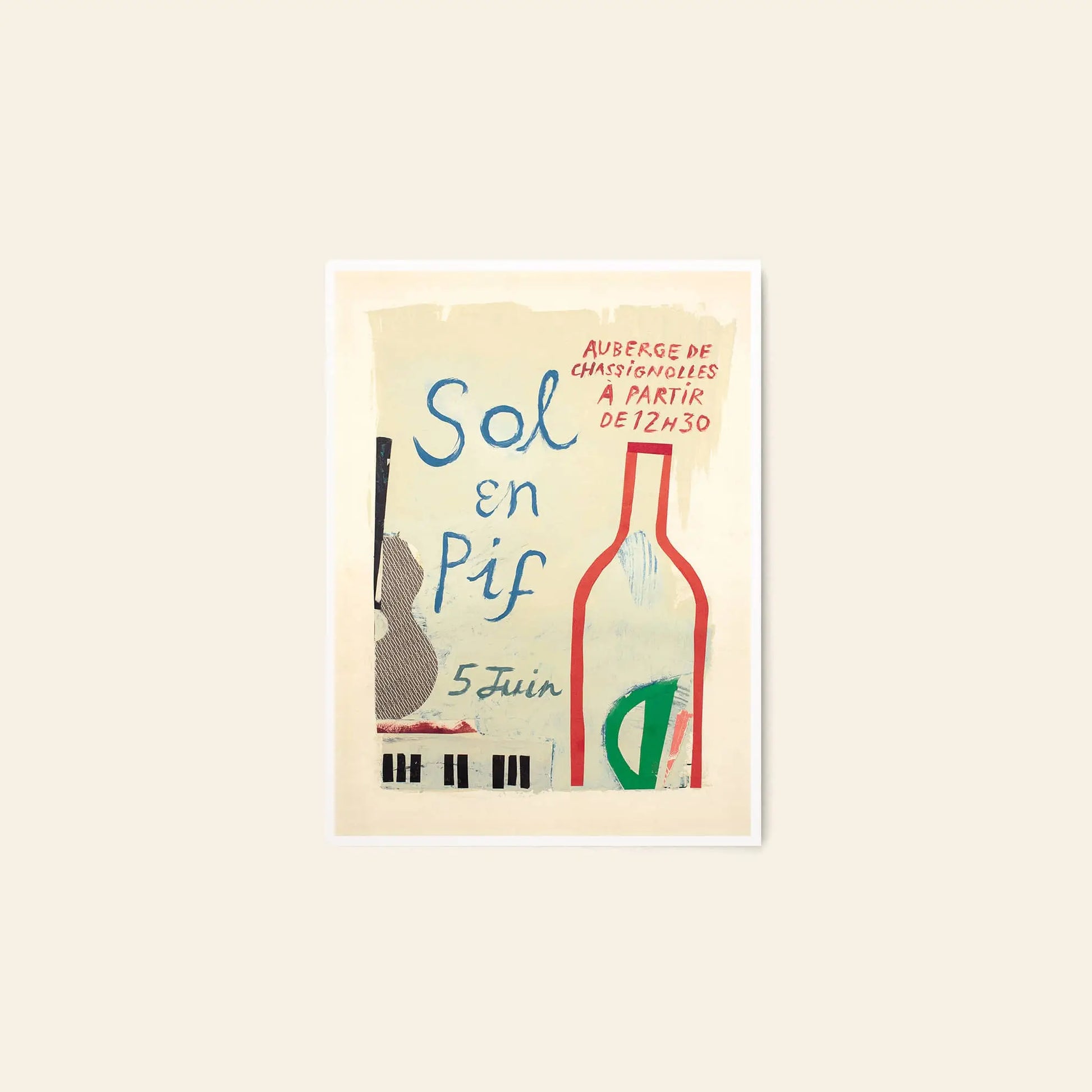 A 50x70 cm art print, The Poster Club Berit Mogensen Lopez - Bloom, featuring abstract design and signature style on a light background—an exclusive poster by The Poster Club.