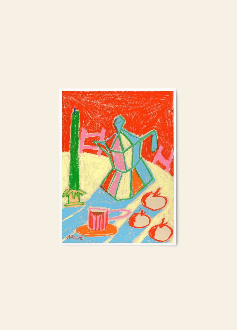 The Poster Club Maxine Mccrann - Bialetti And Clementines Poster (30x40)