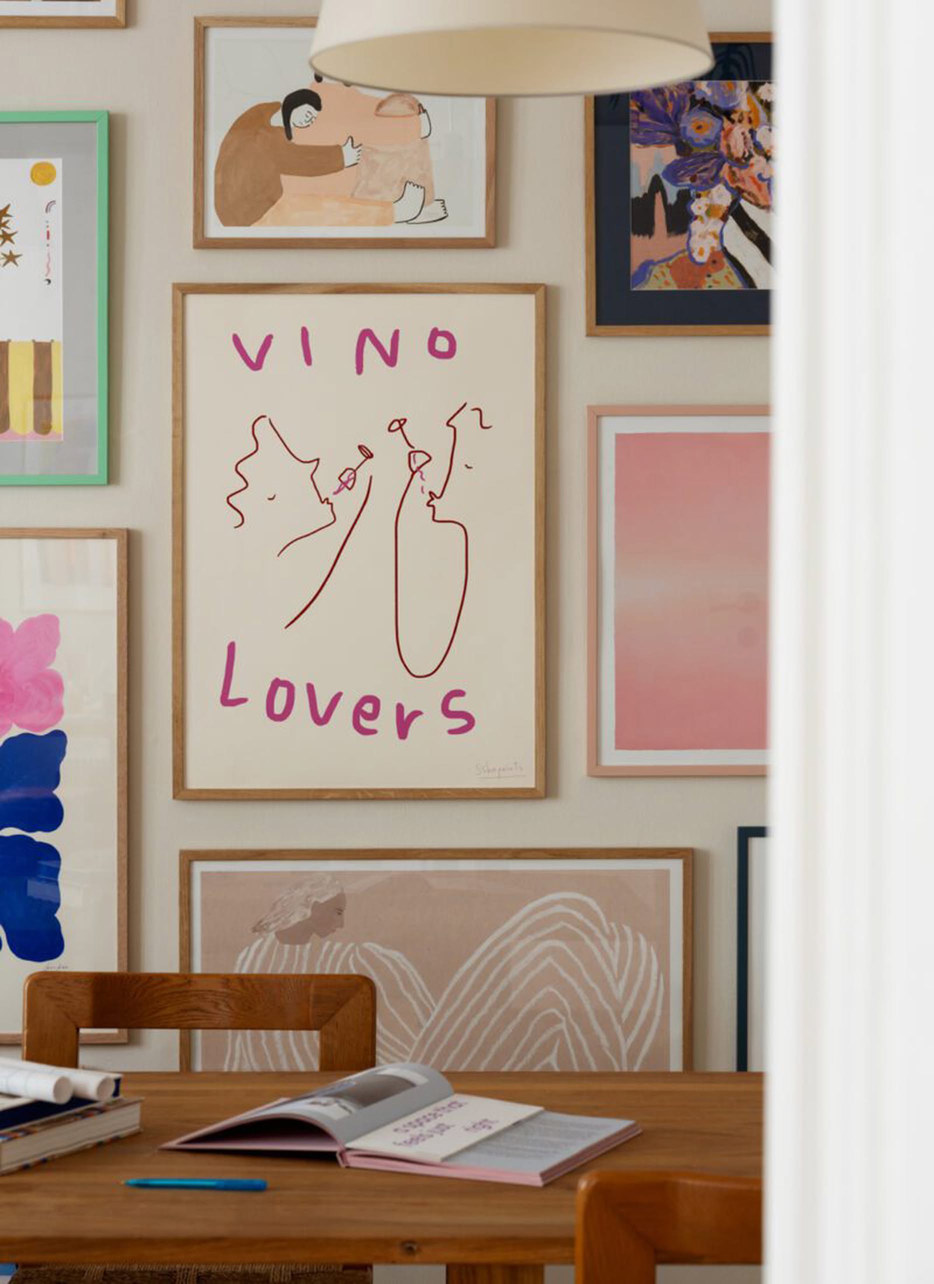 The Poster Club Ruby Hughes Vino Lovers (50x70) Poster