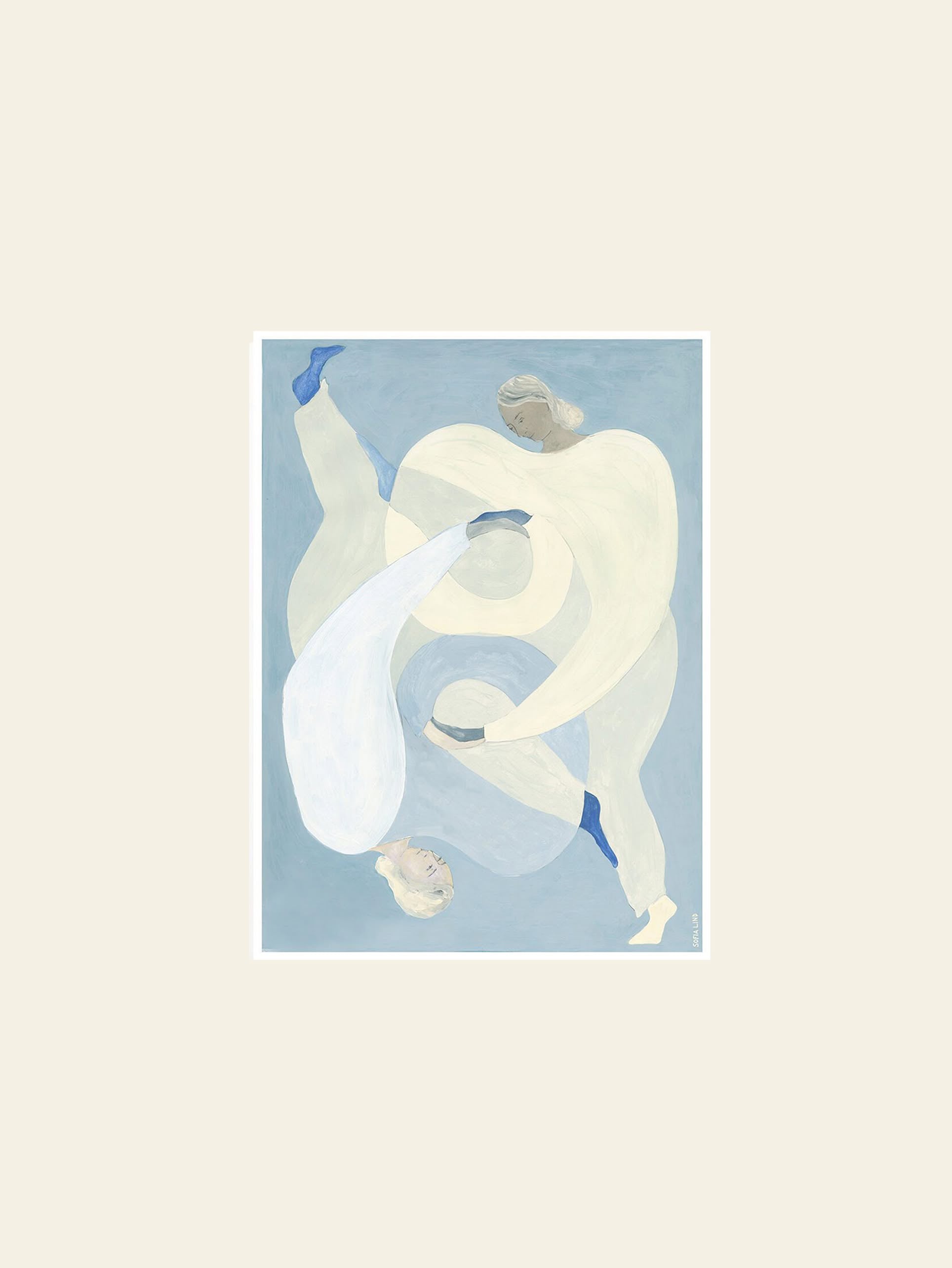 The Poster Club Sofia Lind Hold You Blue (30x40) Poster