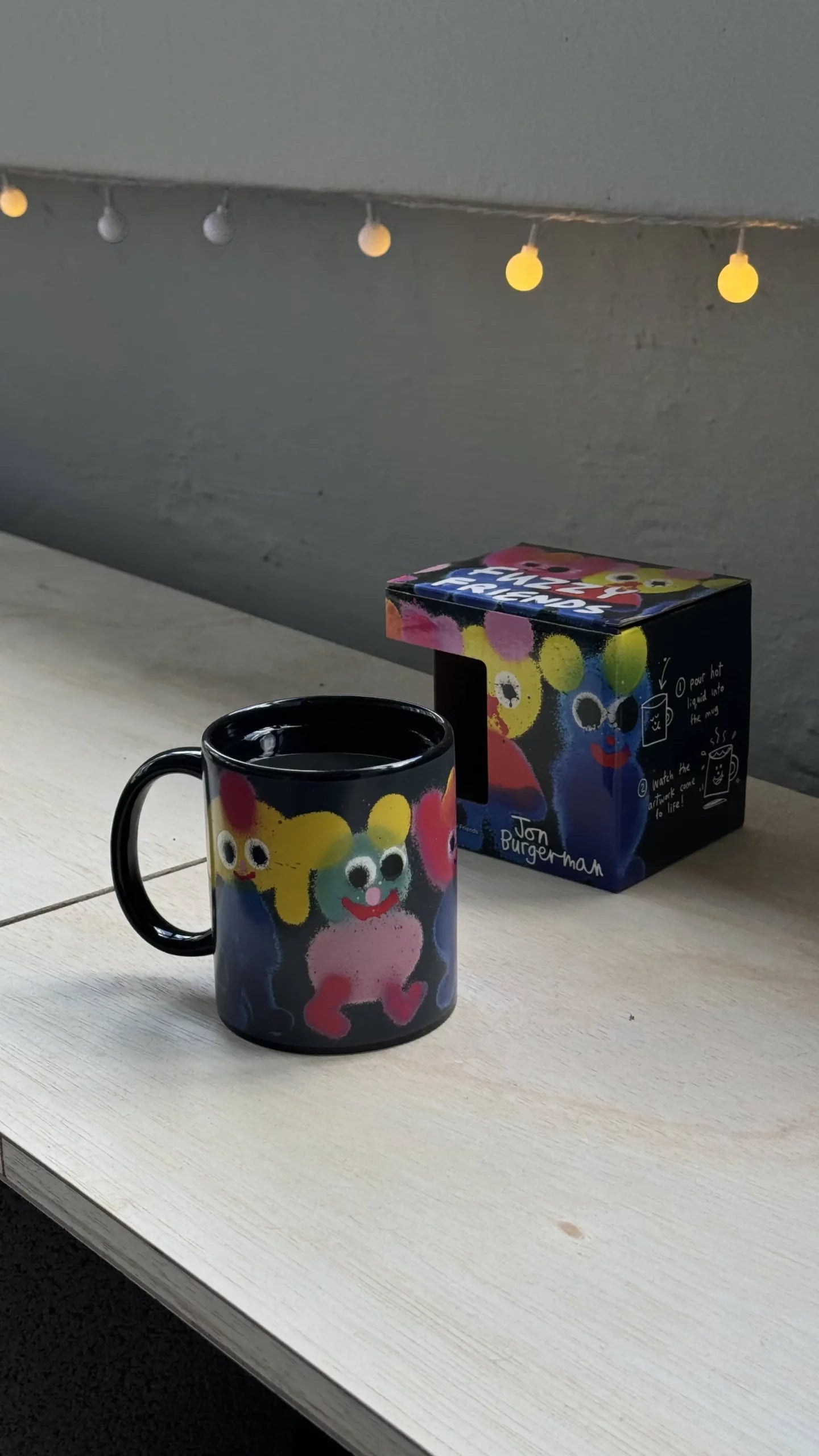 Third Drawer Down Jon Burgerman Fuzzy Friend Mug Multicolour 4