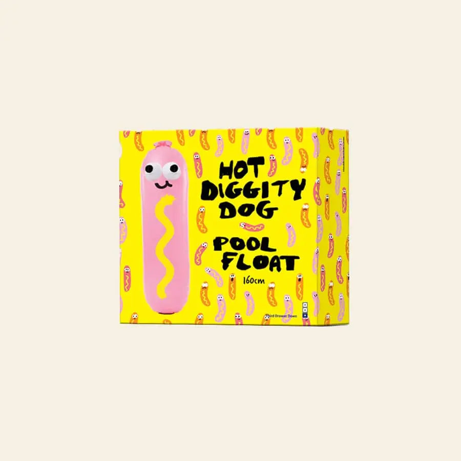 Third Drawer Down Jon Burgerman Hot Diggity Dog Pool Float Multicolour 3