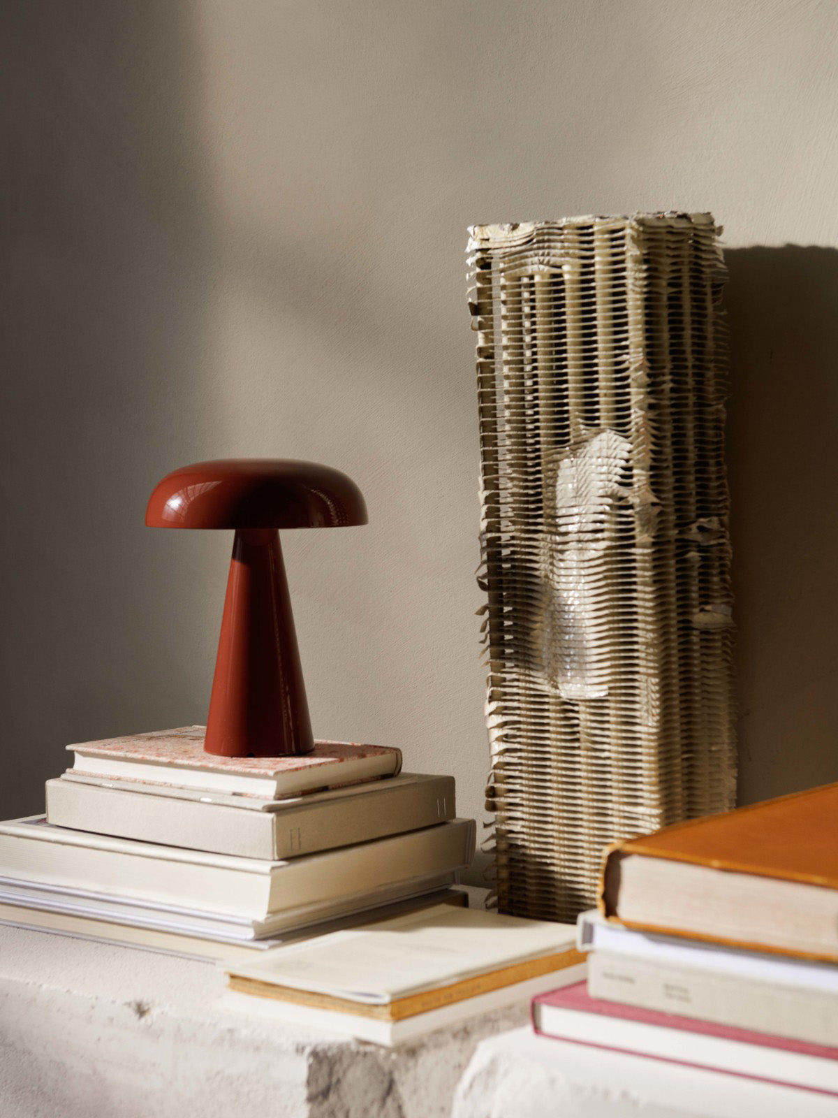 &Tradition Como SC53 Portable Table Lamp Red Brown