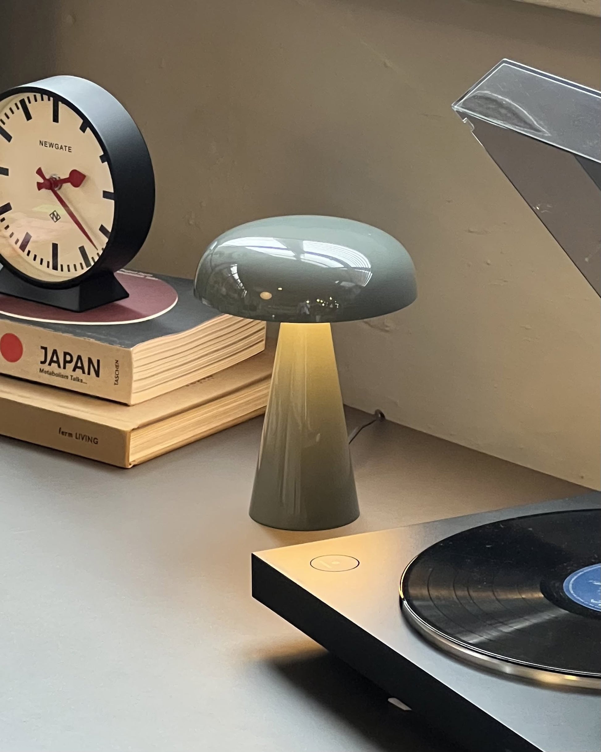 &Tradition Como SC53 Portable Table Lamp Stone Blue