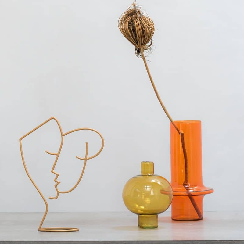Urban Nature Culture Vase Recycled Glass Paprika Paprika 3