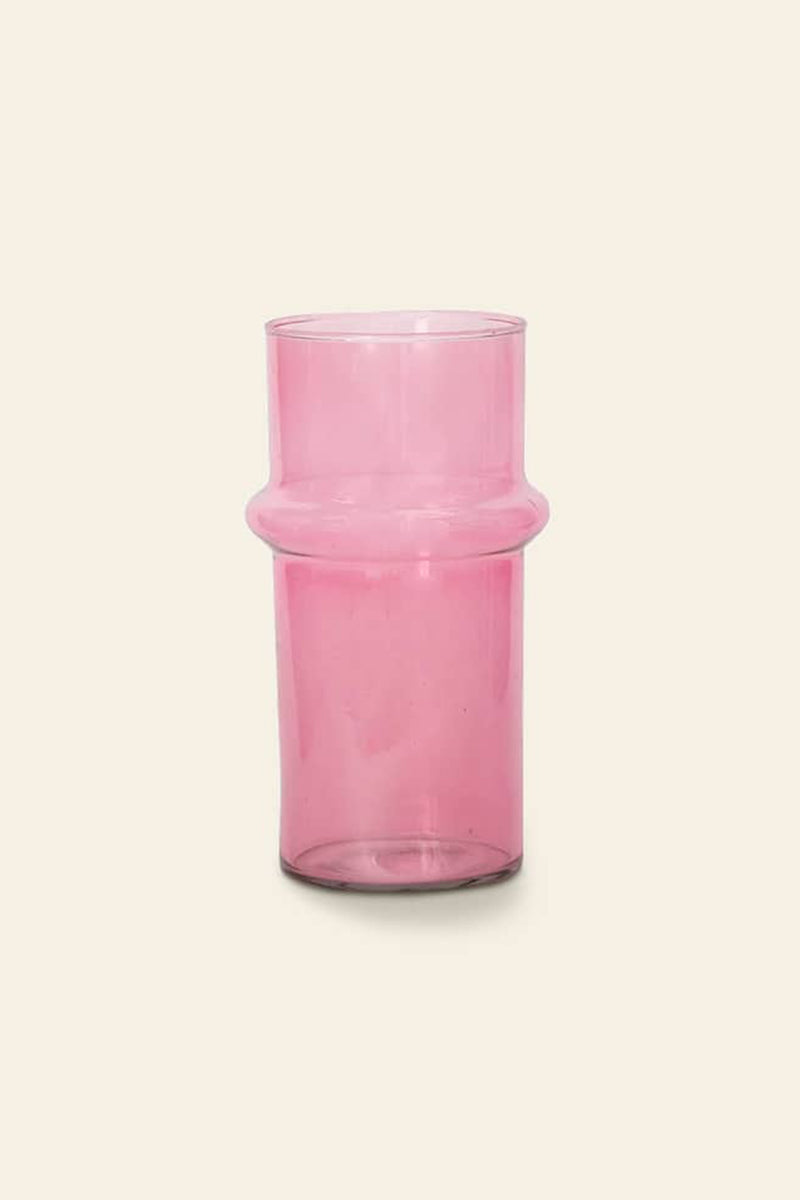 Urban Nature Culture Vase Recycled Glass, Pink
