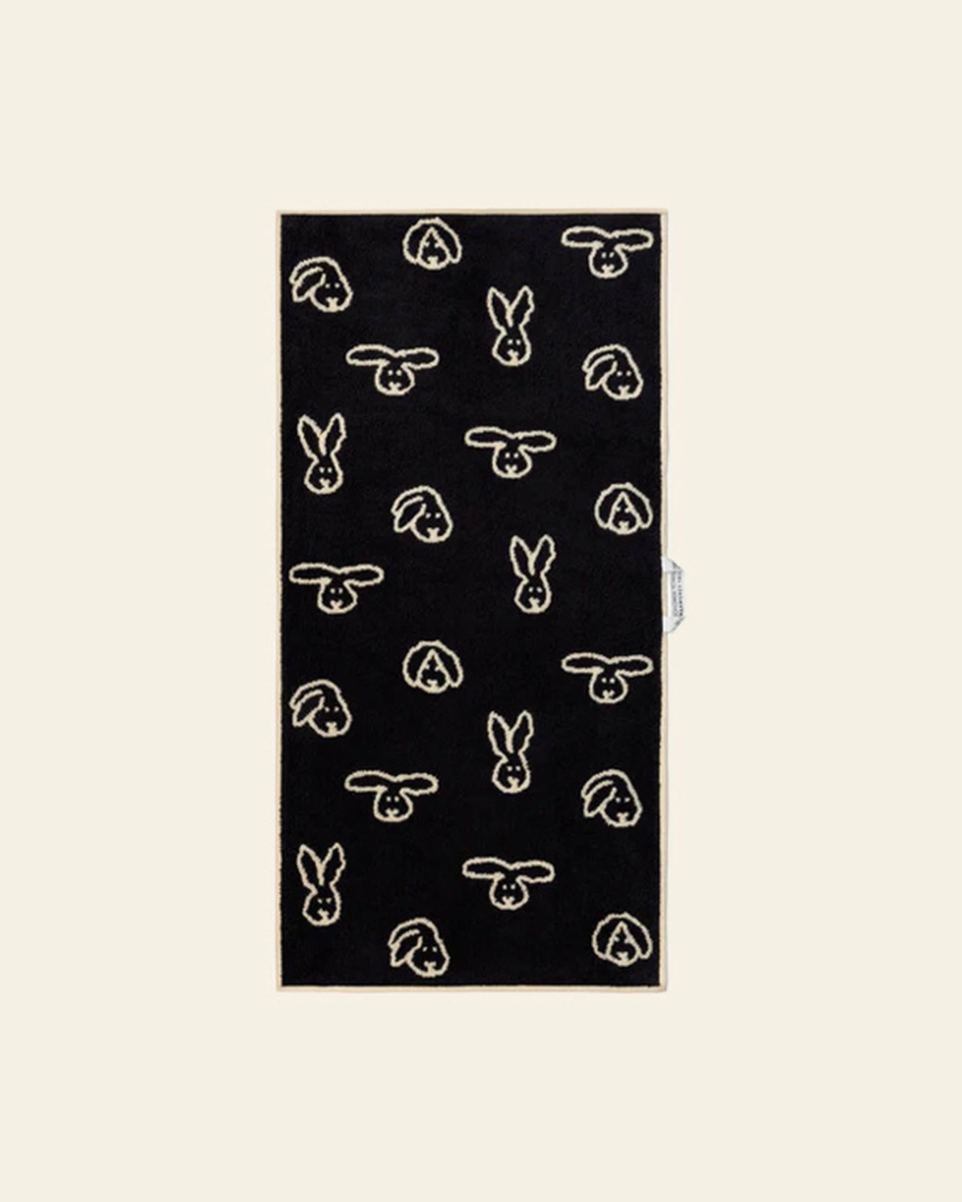 WARMGREY TAIL Bunny Bunny Face Towel Cream