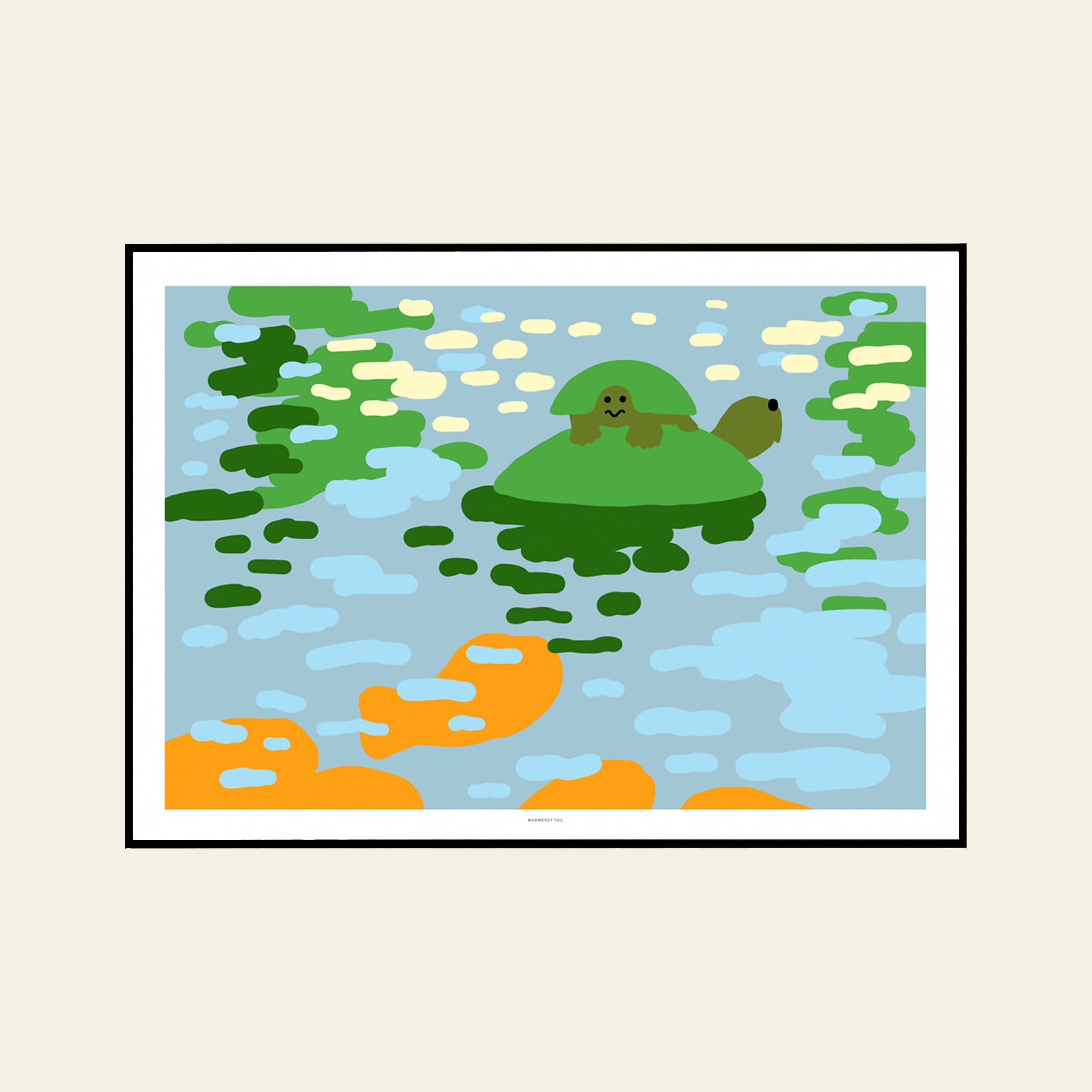 WARMGREY TAIL Turtles Poster (30x40)