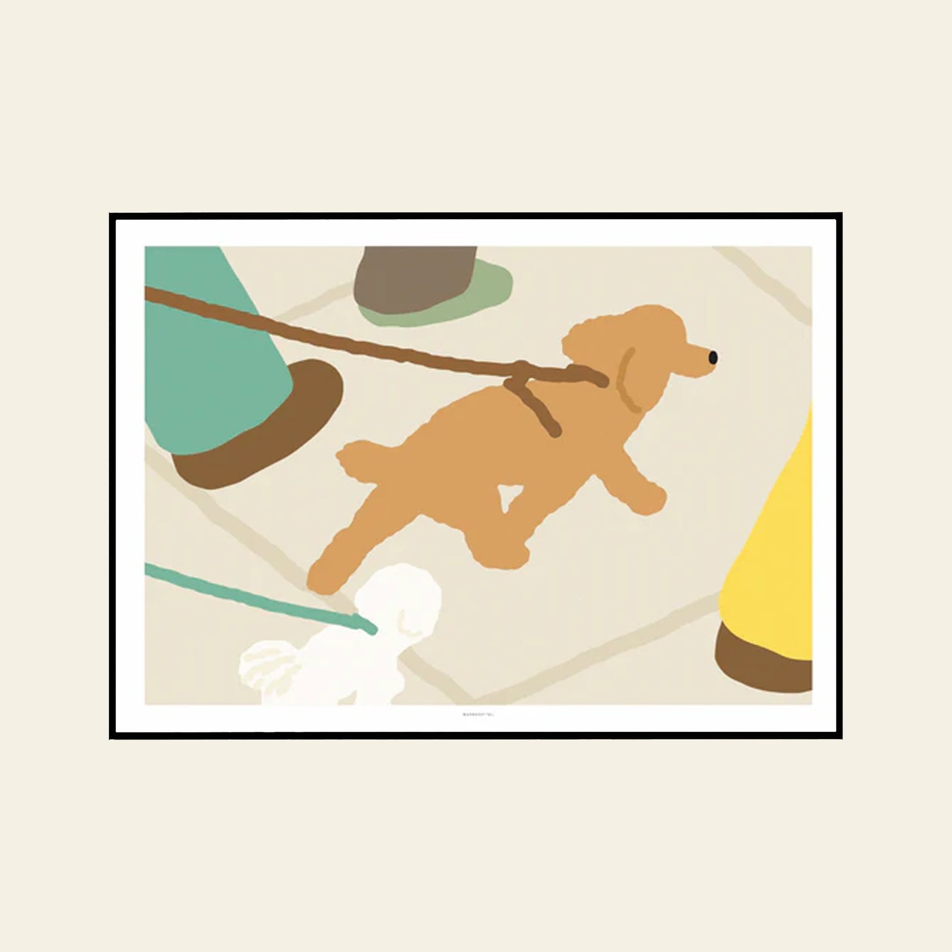 WARMGREY TAIL Walking Dog Poster (30x40)