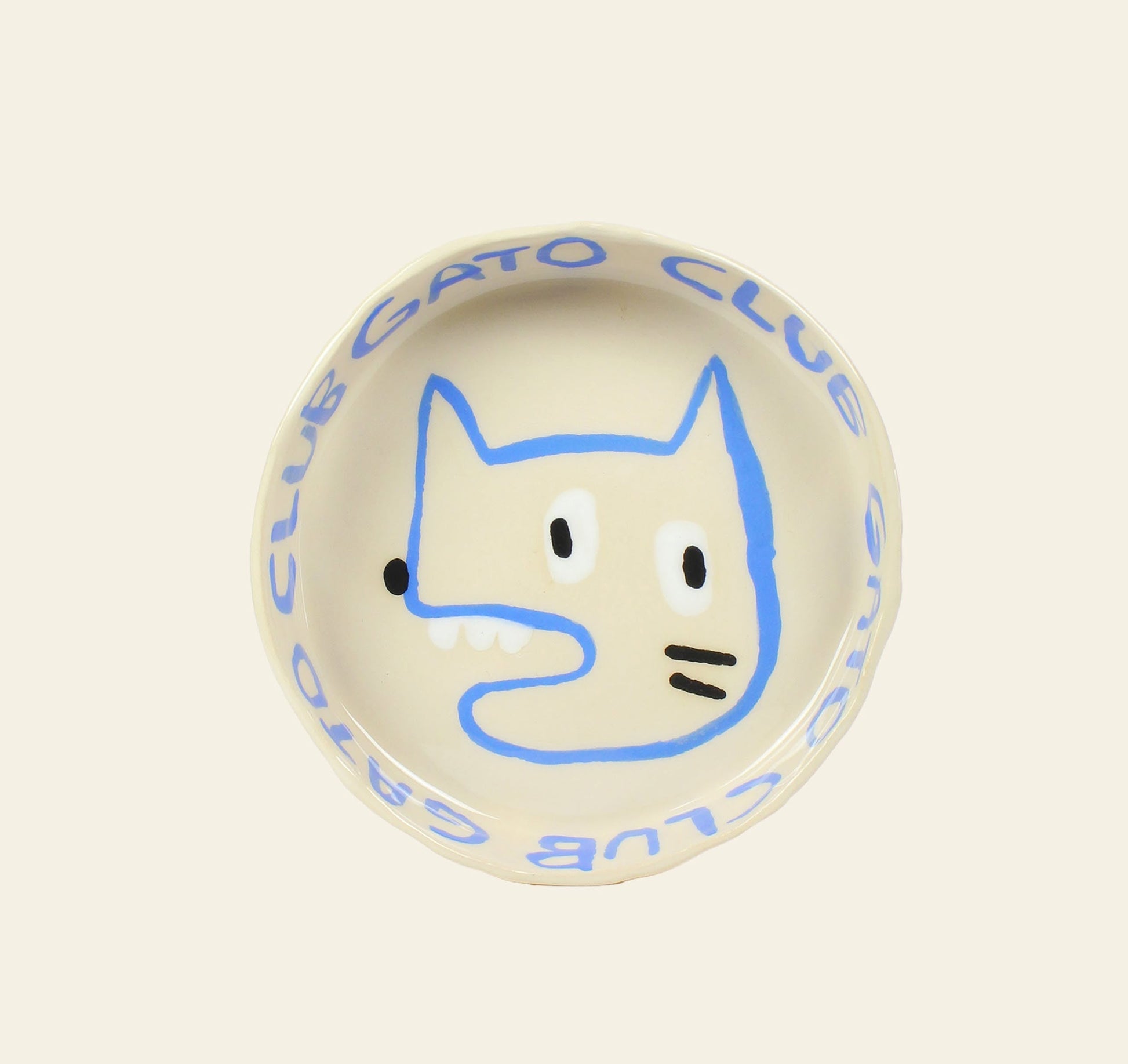 Wobbly Studio Gato Club Ti Chat Bowl
