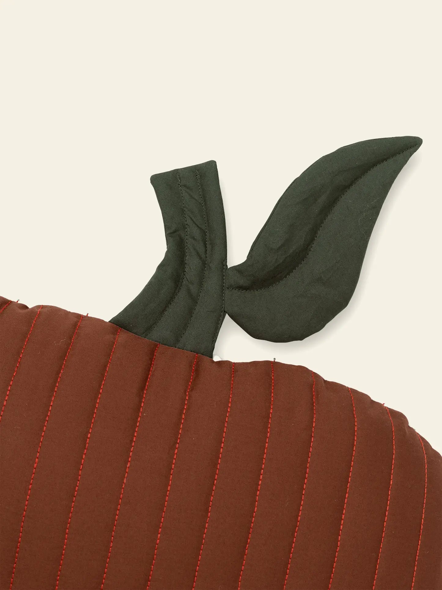ferm LIVING Apple Quilted Cushion Cinnamon 2