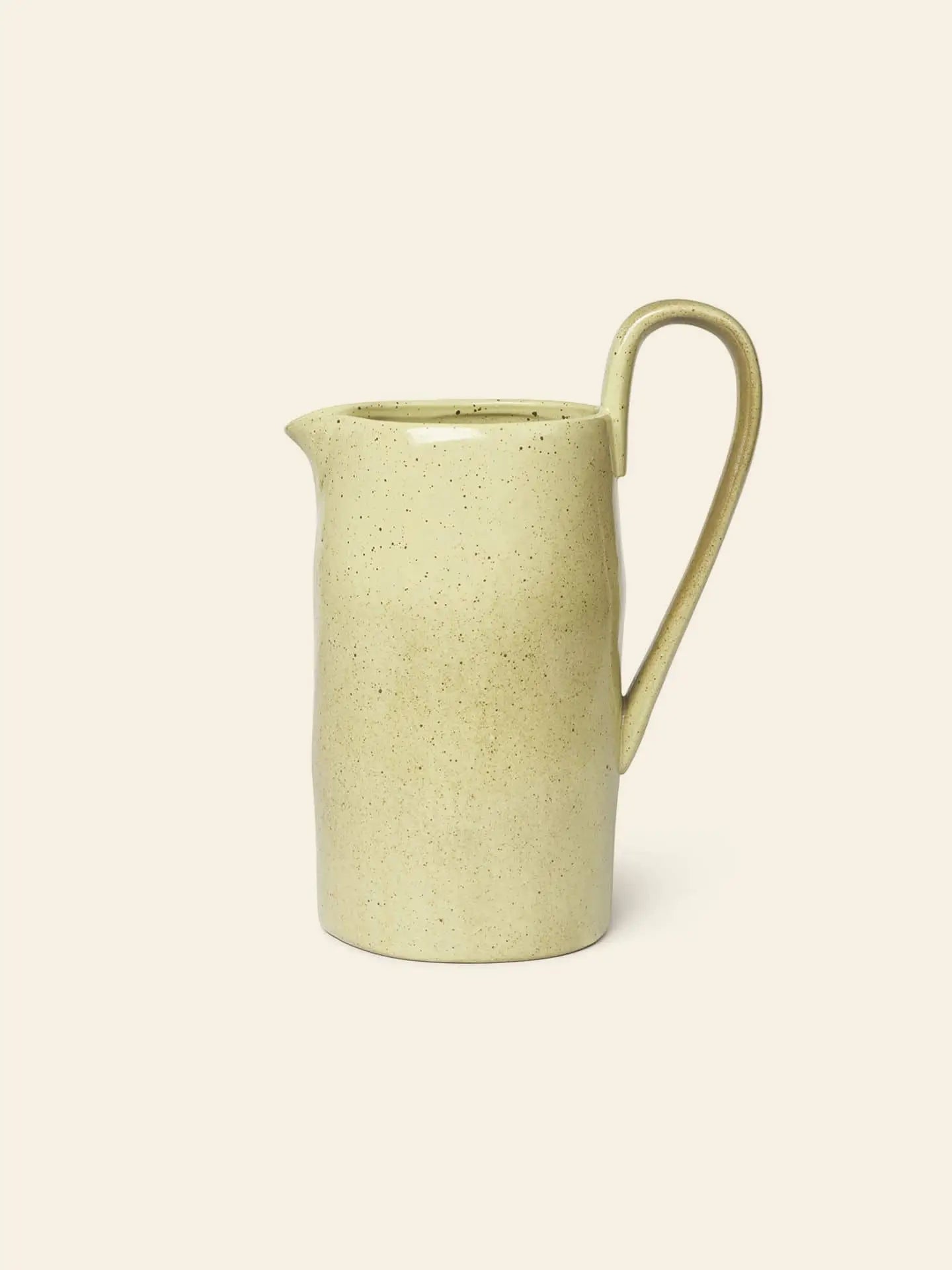 Ferm Living Flow Jug Yellow Speckle