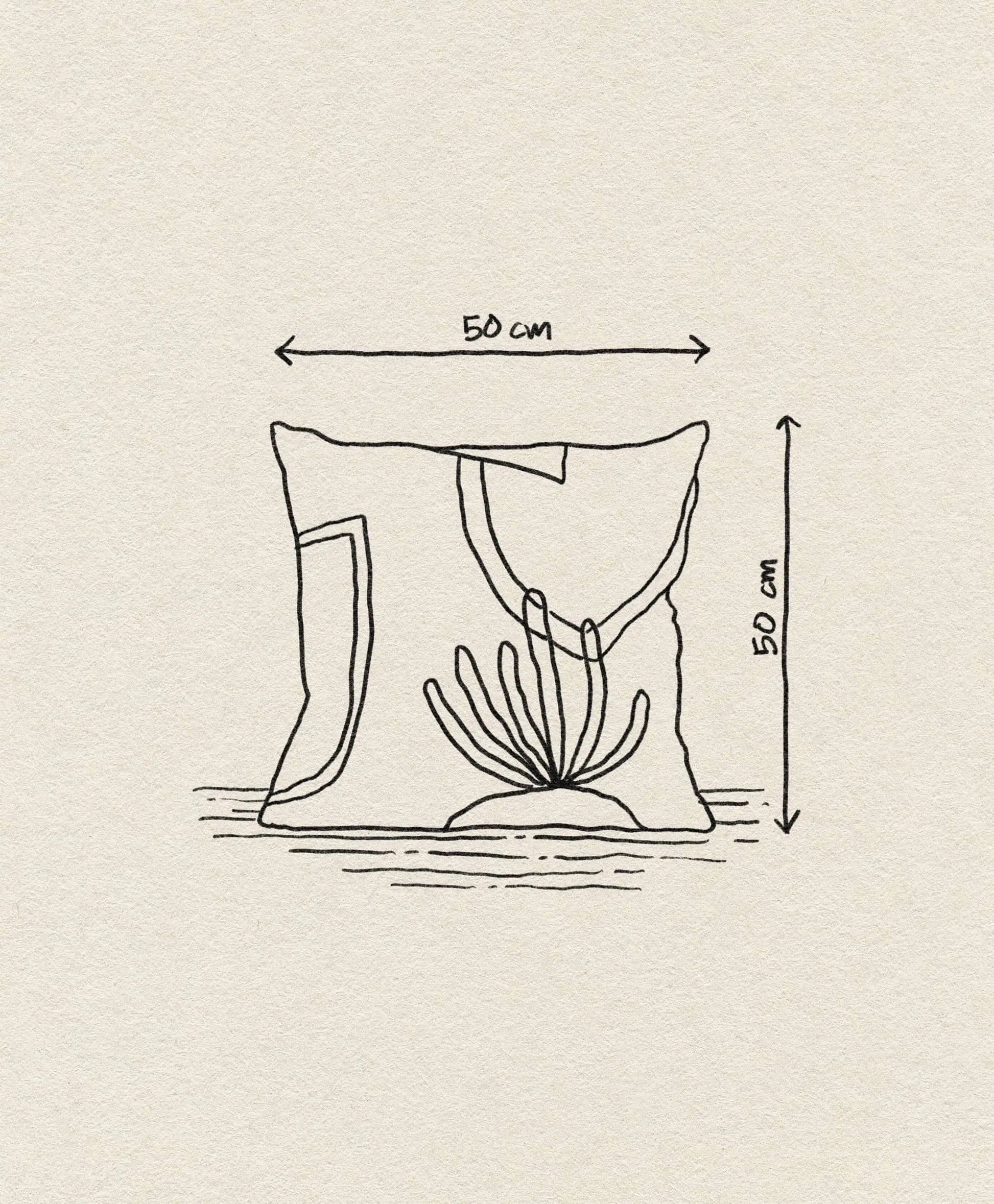 Ferm Living Mirage Cushion Island