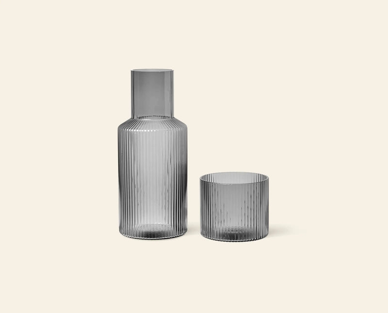 ferm LIVING Ripple Carafe Set, Small